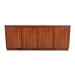 Skovby Danish Modern Rosewood Sideboard Credenza, Newly Refinished