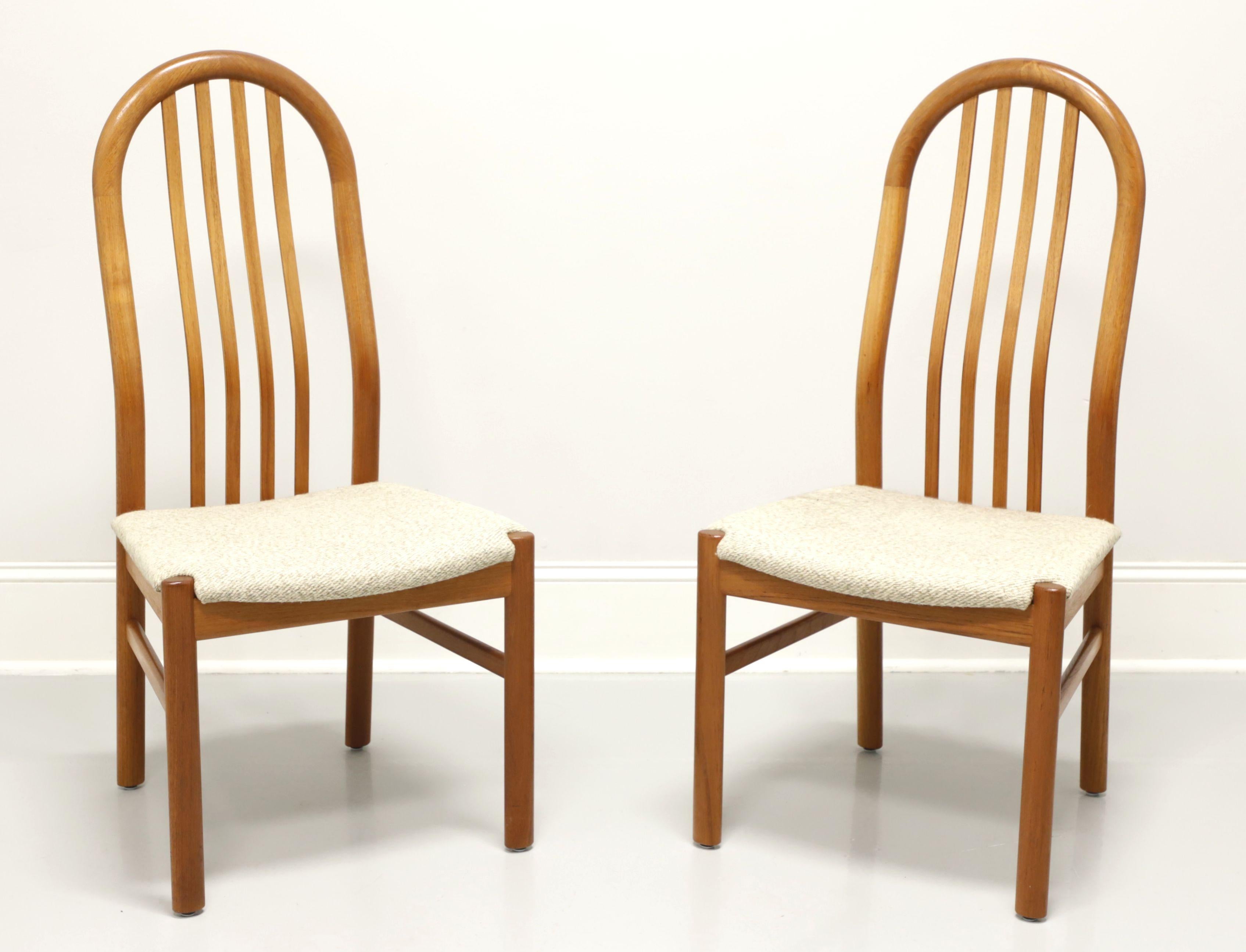SKOVBY Danish Modern Teak Dining Side Chairs - Pair A 5