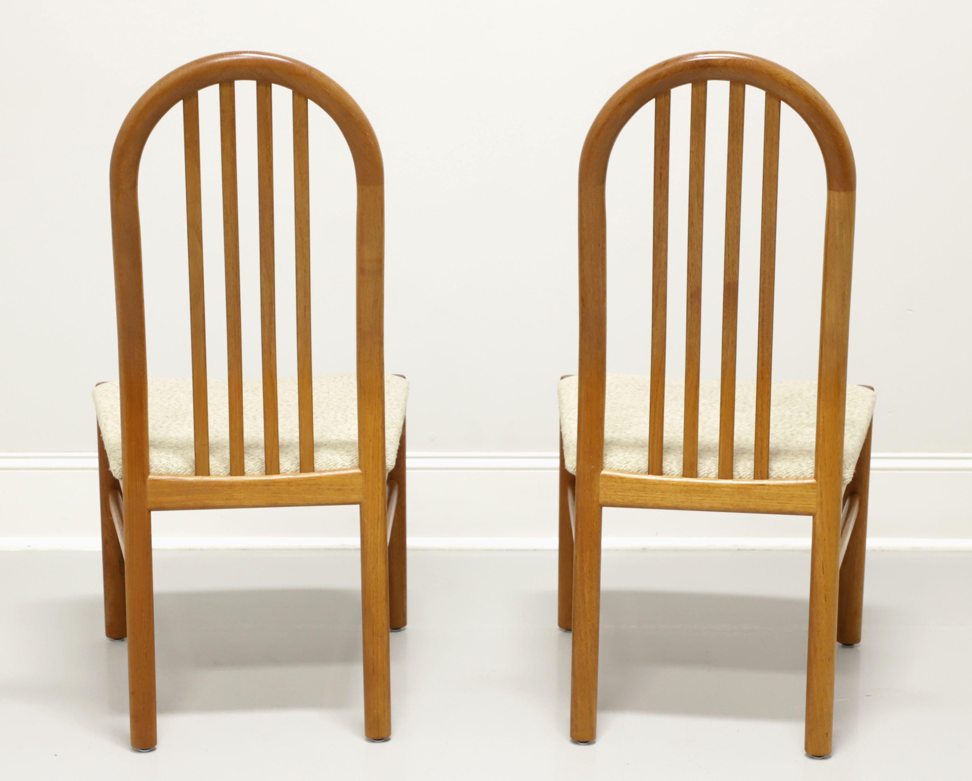 20th Century SKOVBY Danish Modern Teak Dining Side Chairs - Pair A