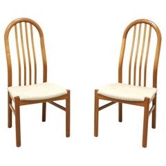SKOVBY Danish Modern Teak Dining Side Chairs - Pair A