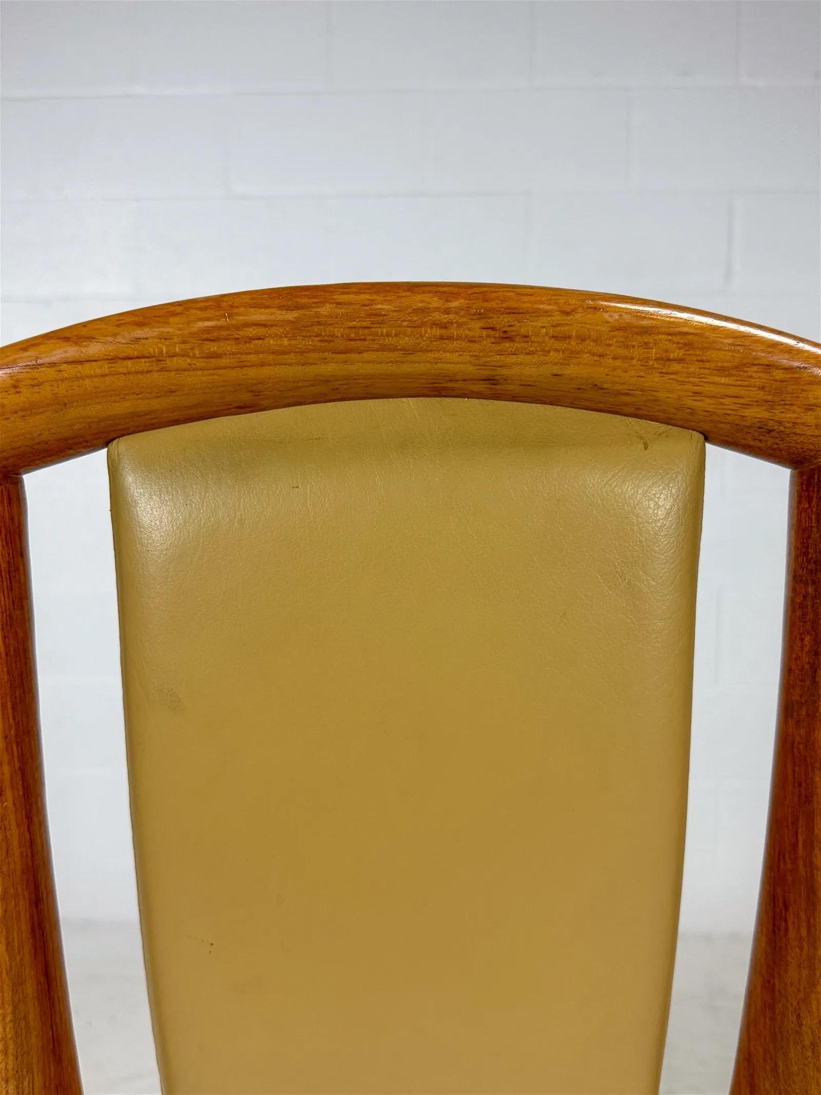 Skovby Danish Modern Teak High Back Dining Chairs - Set of 10 For Sale 2
