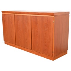 Skovby Danish Modern Teak Sideboard or Bar Cabinet, Circa 1970s