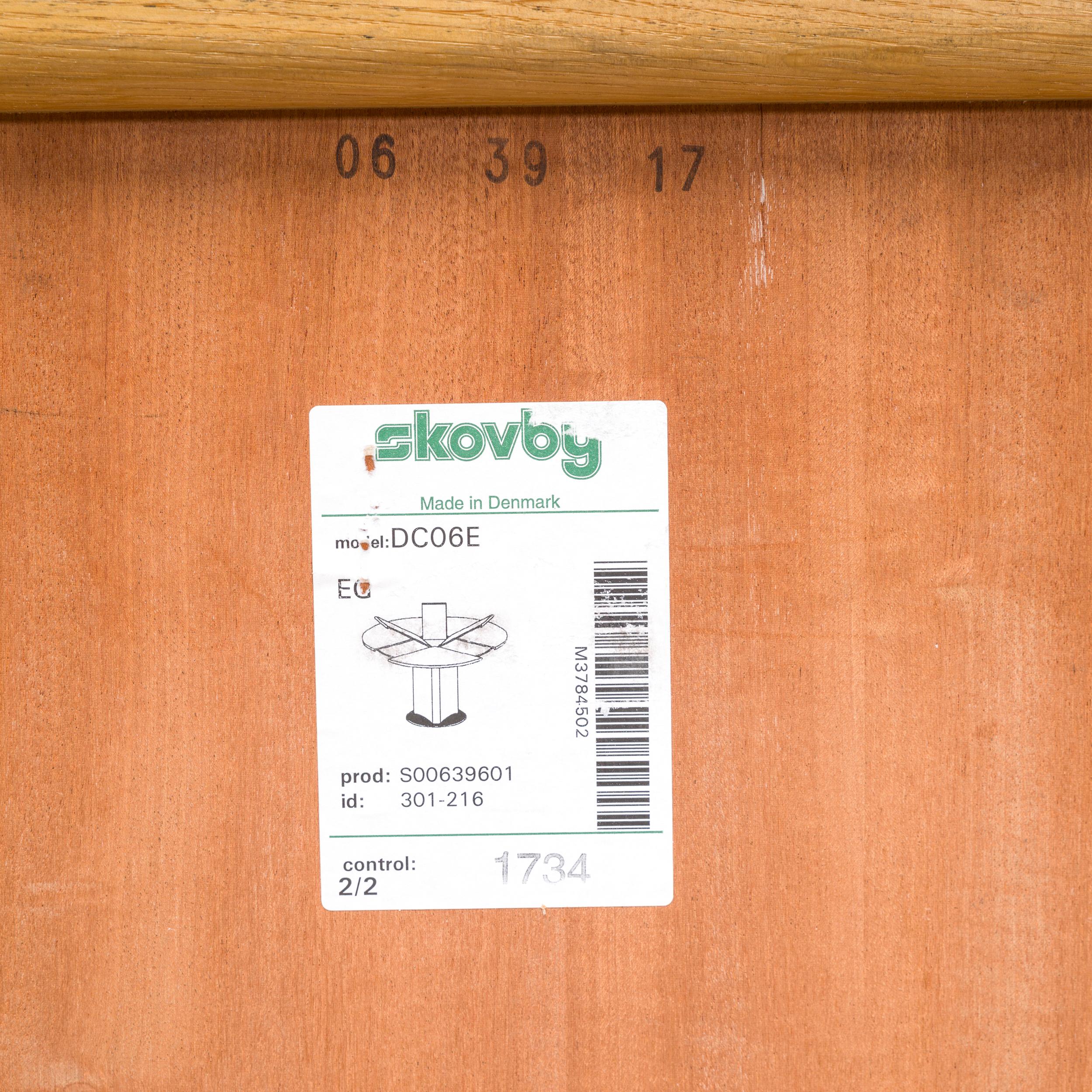 Skovby DC06/SM32 Runder ausziehbarer Esstisch 3