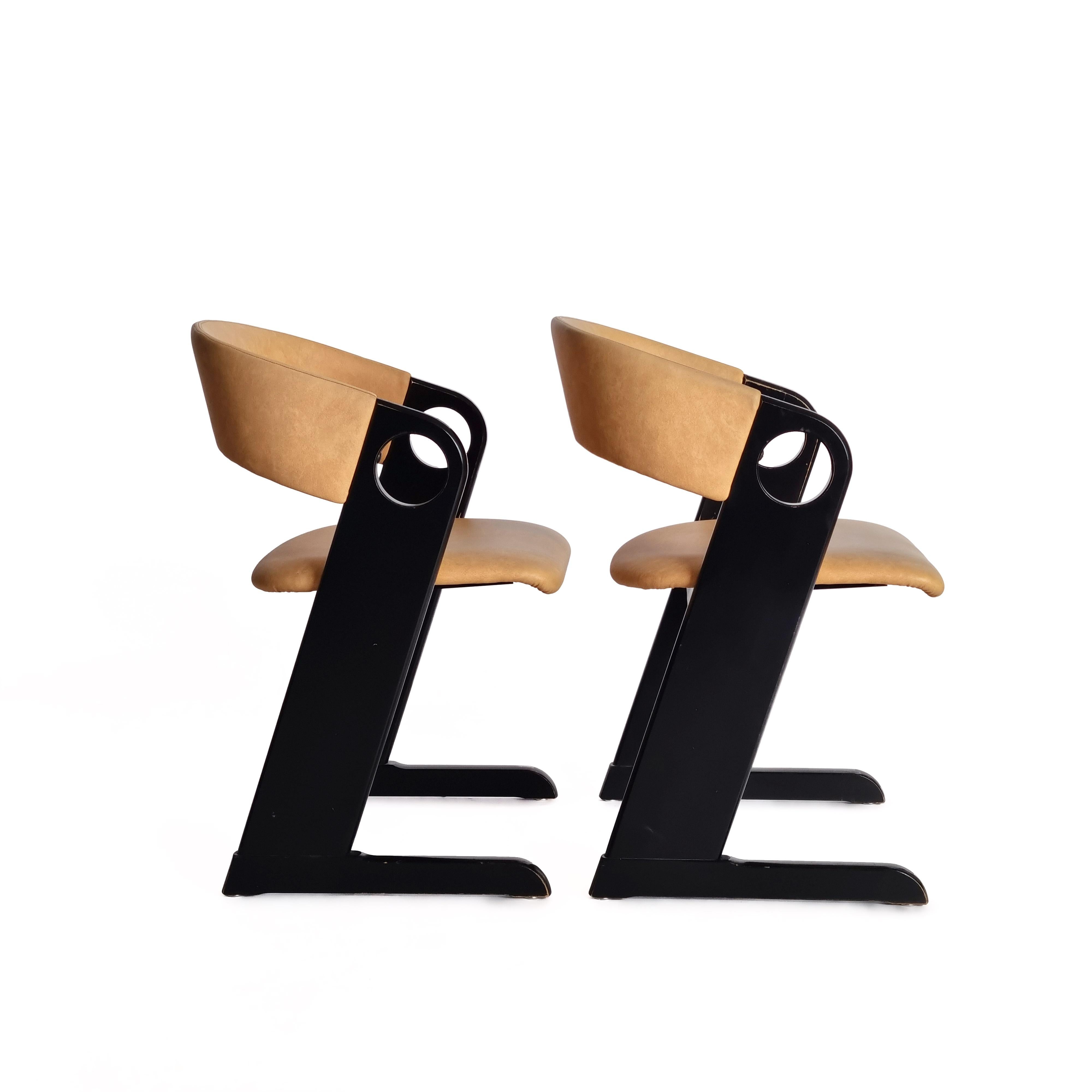Skovby Møbelfabrik dining chairs (set of 5), 1980s In Good Condition For Sale In Hilversum, NL