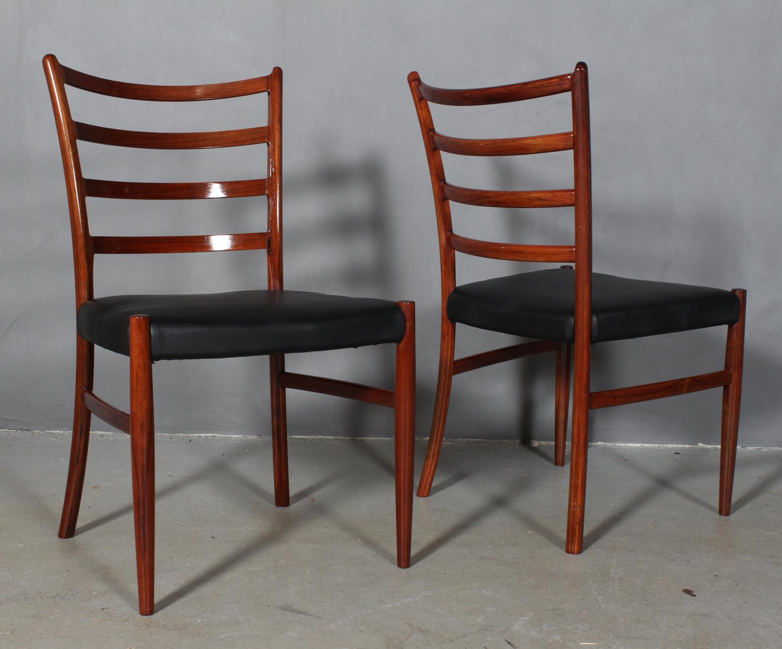 Scandinavian Modern Skovby Møbelfabrik Set of Dining Chairs