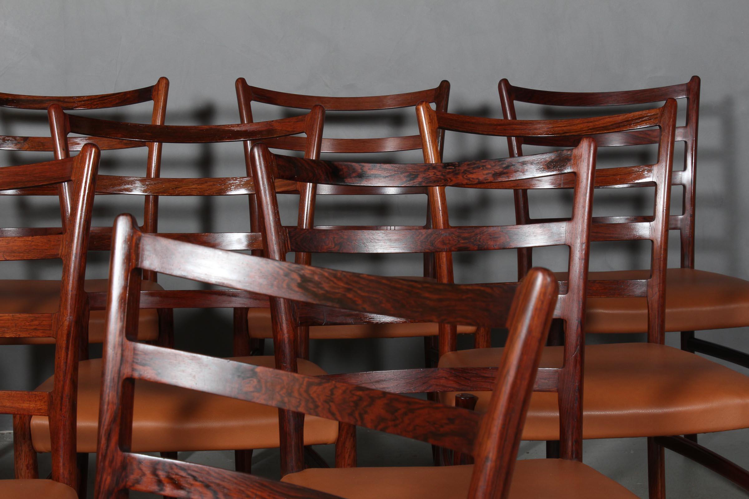 Scandinave moderne Skovby Mbelfabrik ensemble de chaises de salle à manger en vente
