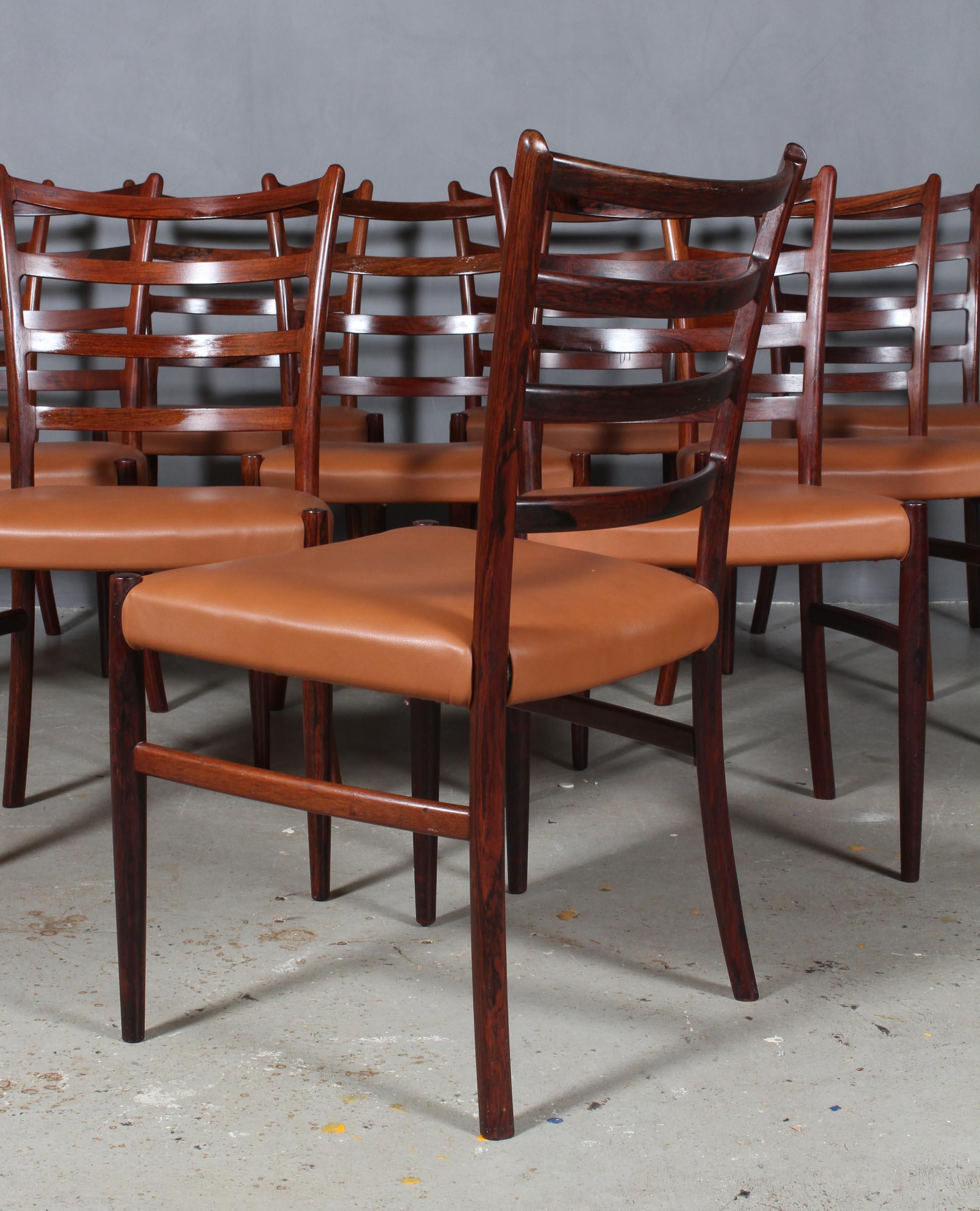 Milieu du XXe siècle Skovby Mbelfabrik ensemble de chaises de salle à manger en vente