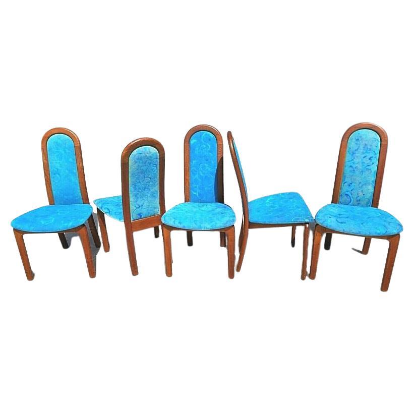 Skovby Møbelfabrik Solid Teak Dining Chairs 