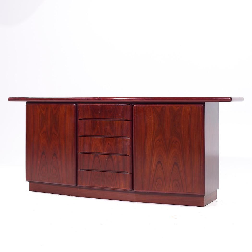 Mid-Century Modern Skovby Mid Century Danish Rosewood Credenza For Sale