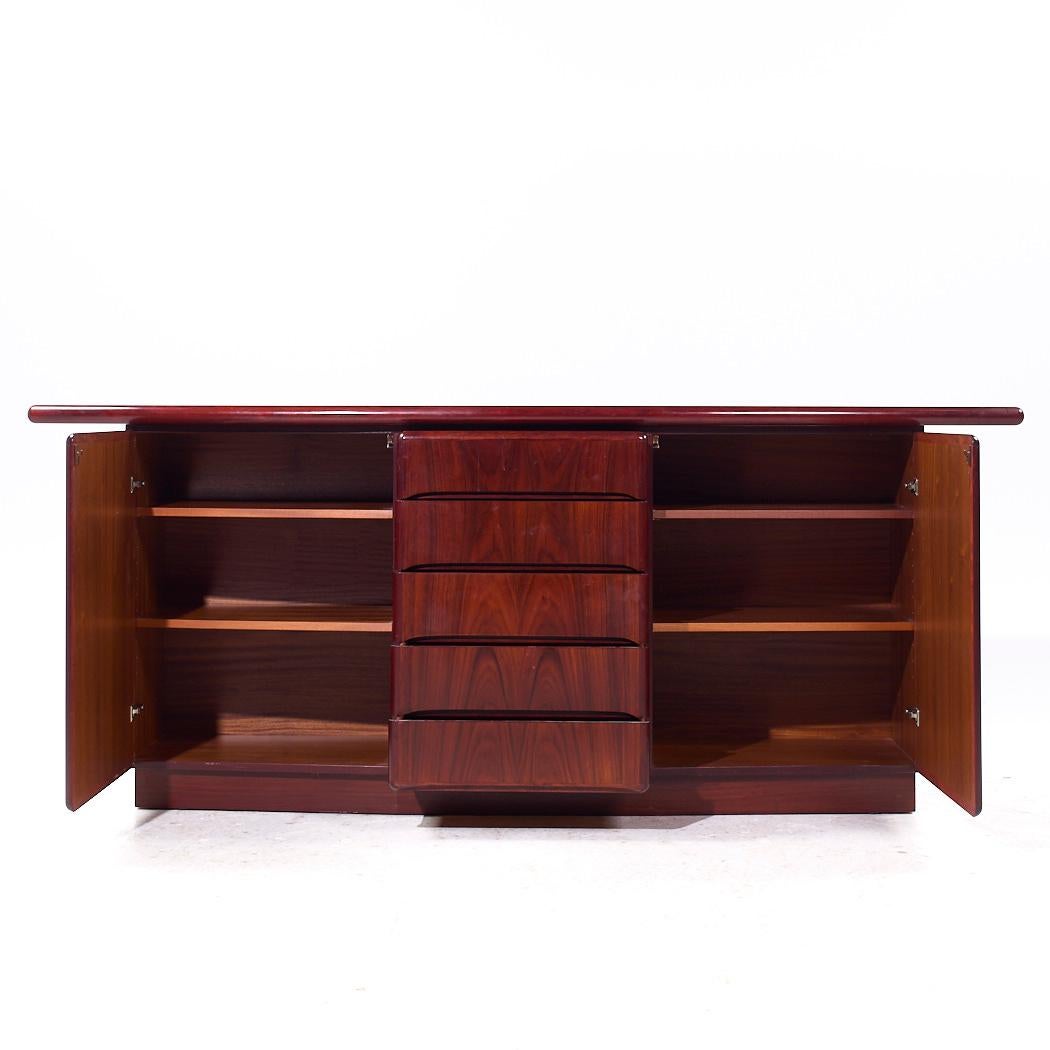 Skovby Mid Century Danish Rosewood Credenza For Sale 2