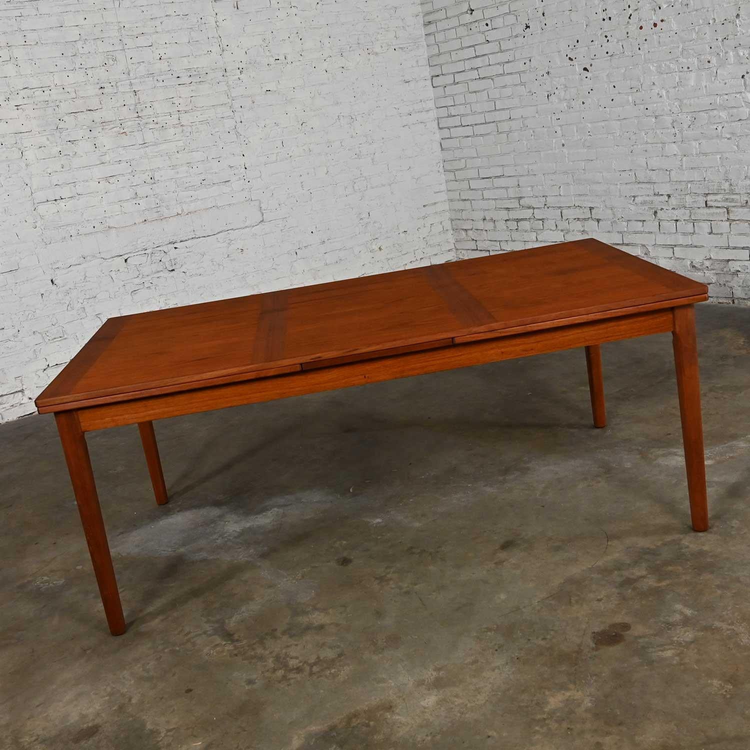 skovby teak dining table