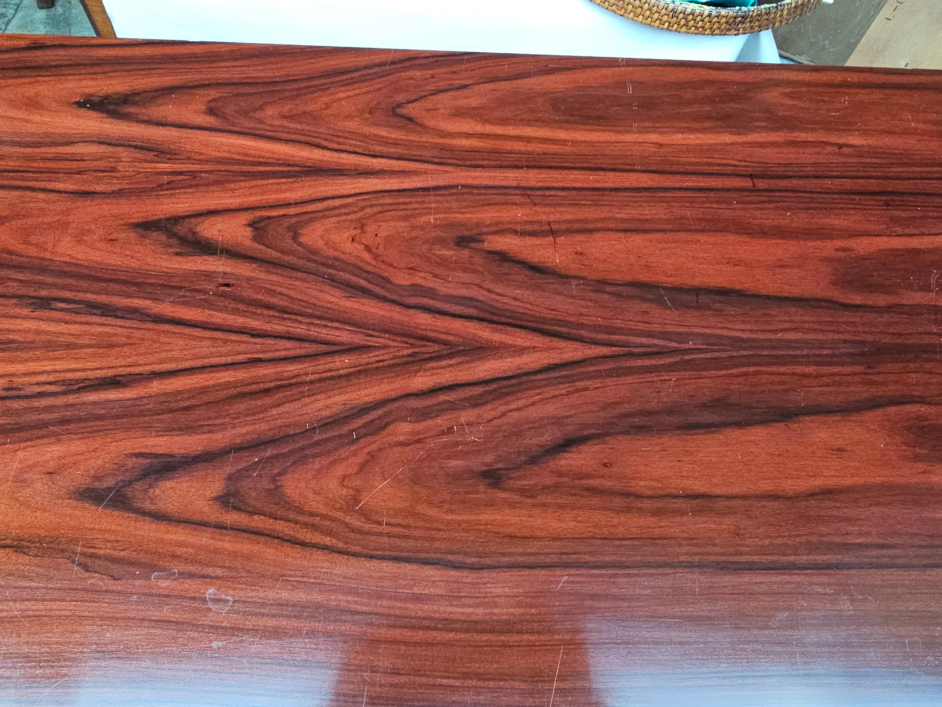 Skovby Mobelfabrik Credenza moderna di metà secolo in legno di palissandro in vendita 6