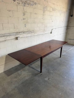Skovby Mobelfabrik Rosewood Extendable Dining Table Denmark MCM 1970s