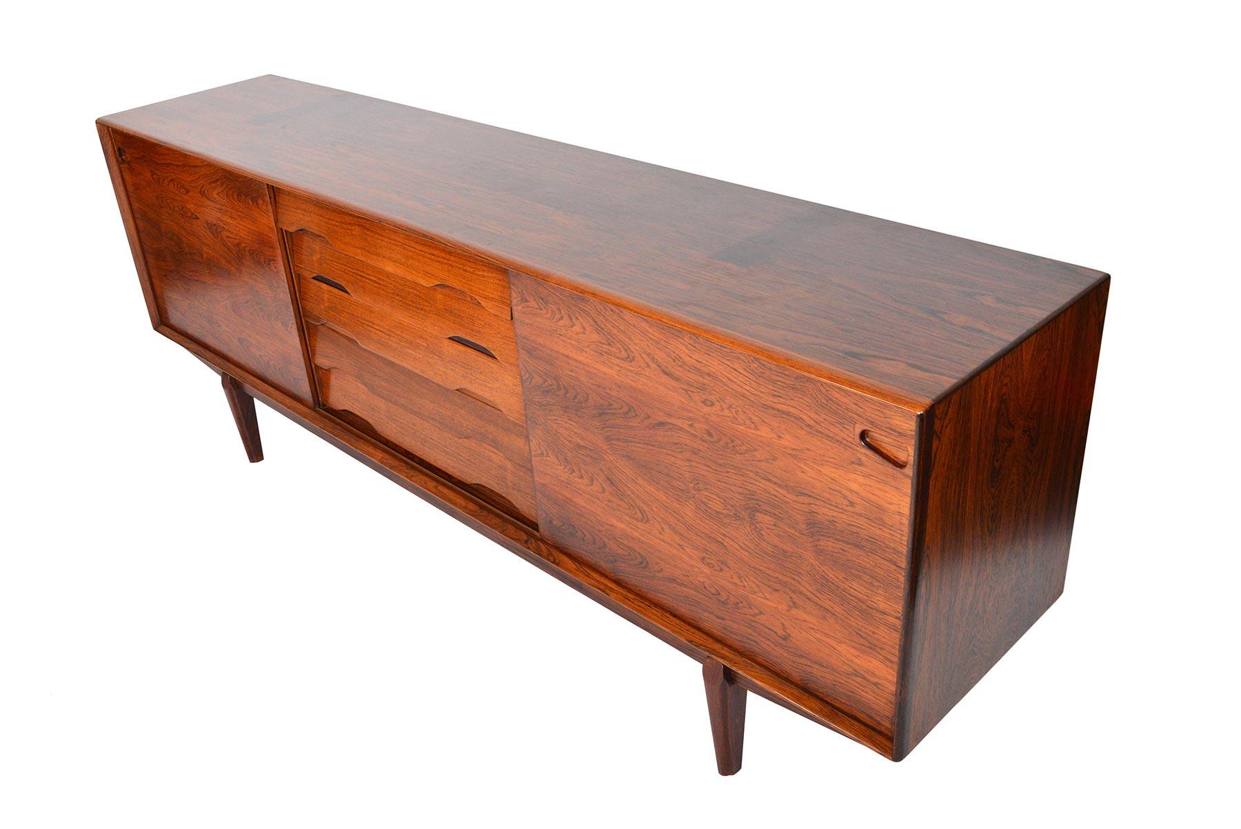 Skovby Model 65 Rosewood Credenza with Hutch 1