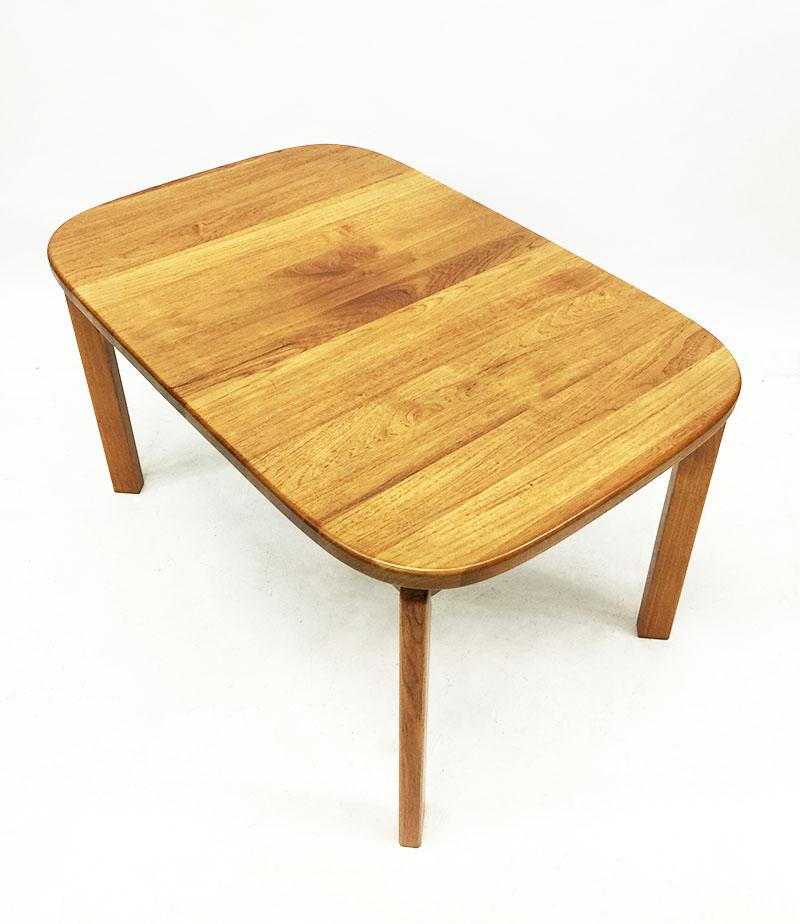 Skovmand & Andersen, Danish dining table

Teak wooden table by Skovmand & Johannes Andersen
1970s, Denmark
Marked under the tabletop

The measurements are 73 cm high, 130 cm wide and the depth is 85.5 cm
The weight is approximate 37 kilos.