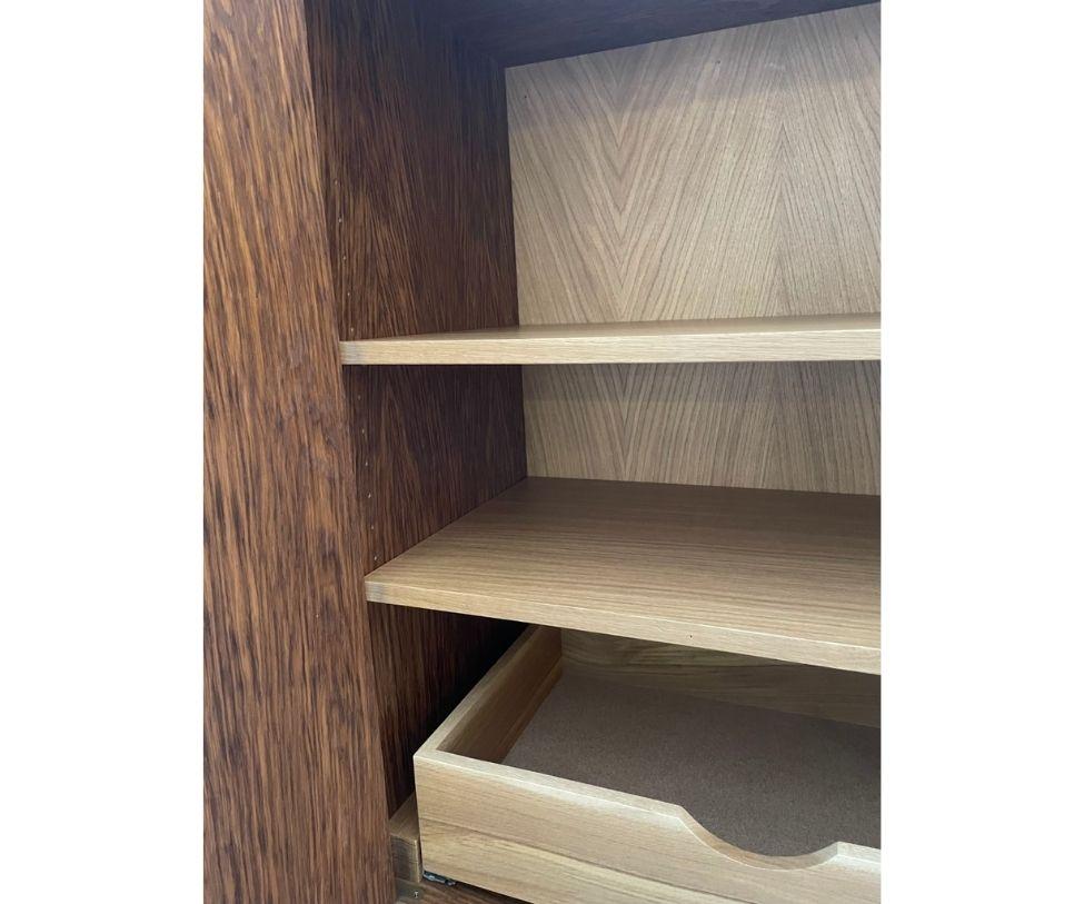 Floor Sample Skram Piedmont Cabinet in English Brown Oak 3