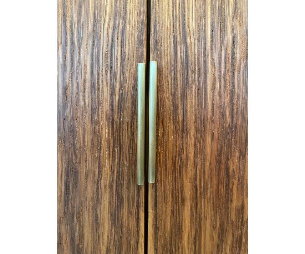 Contemporary Floor Sample Skram Piedmont Cabinet in English Brown Oak