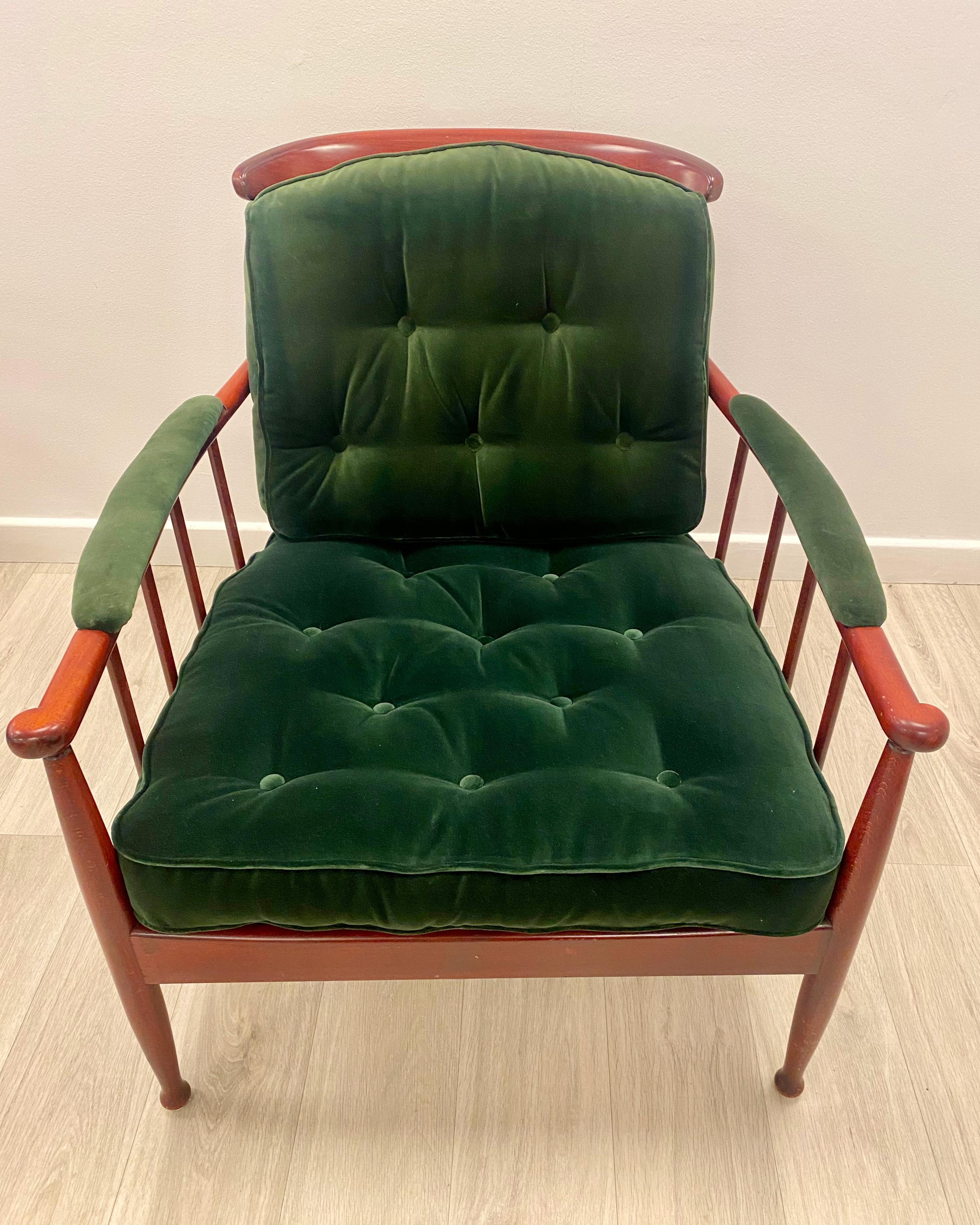 Swedish ”Skrindan” armchairs by Kerstin Hörlin Holmquist for OPE furniture Sweden For Sale