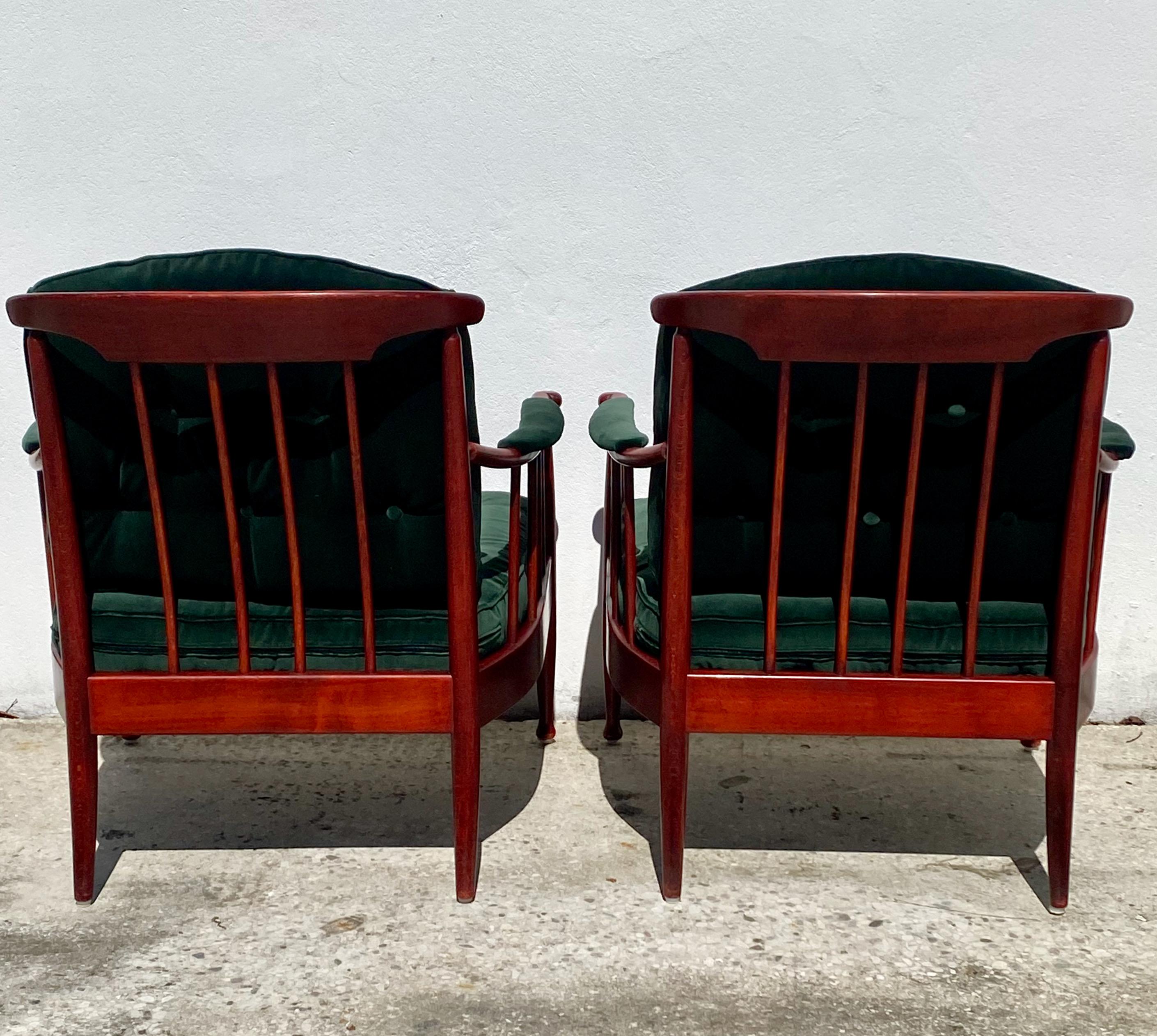 ”Skrindan” armchairs by Kerstin Hörlin Holmquist for OPE furniture Sweden For Sale 3