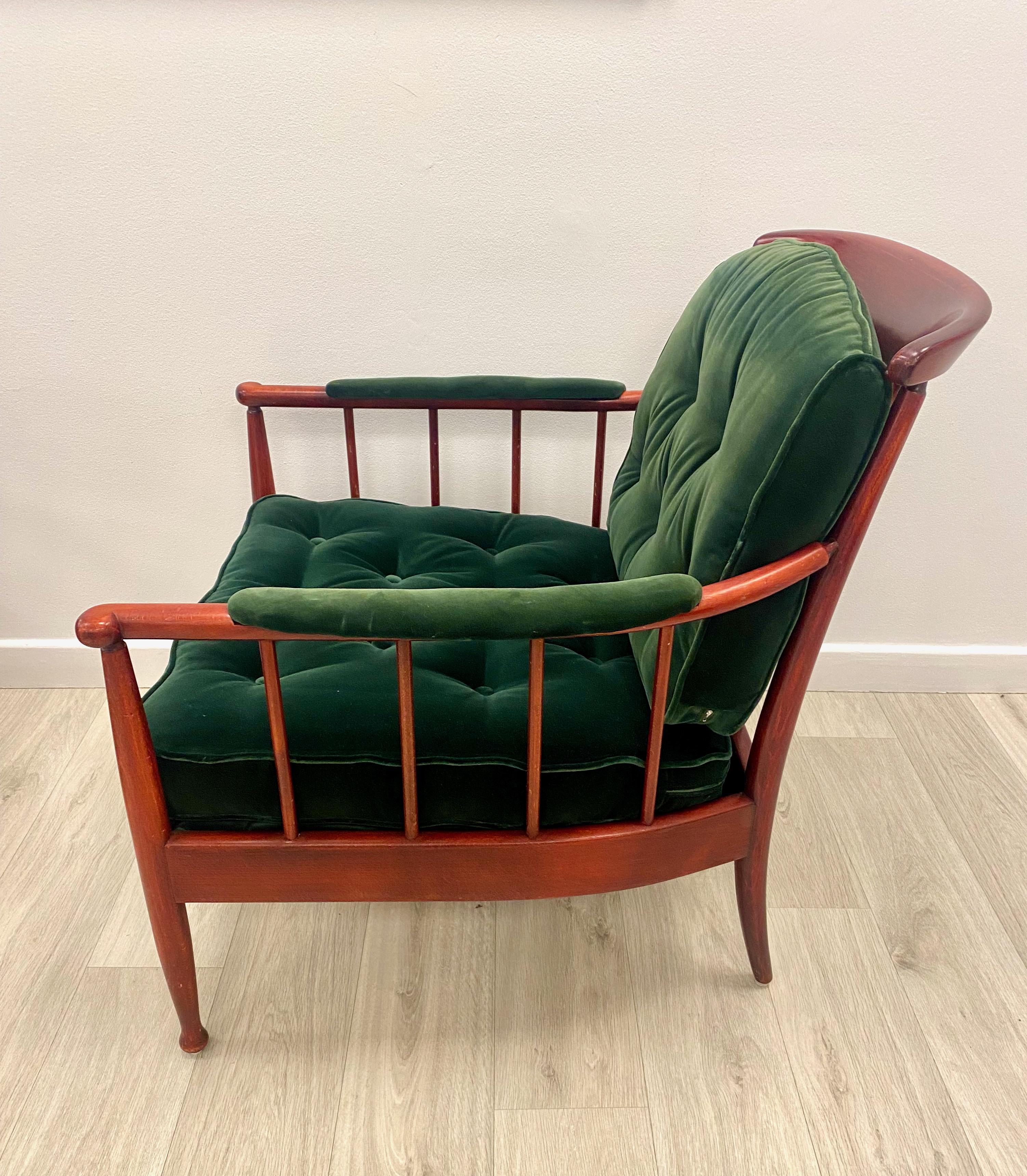 Scandinavian Modern ”Skrindan” armchairs by Kerstin Hörlin Holmquist for OPE furniture Sweden For Sale