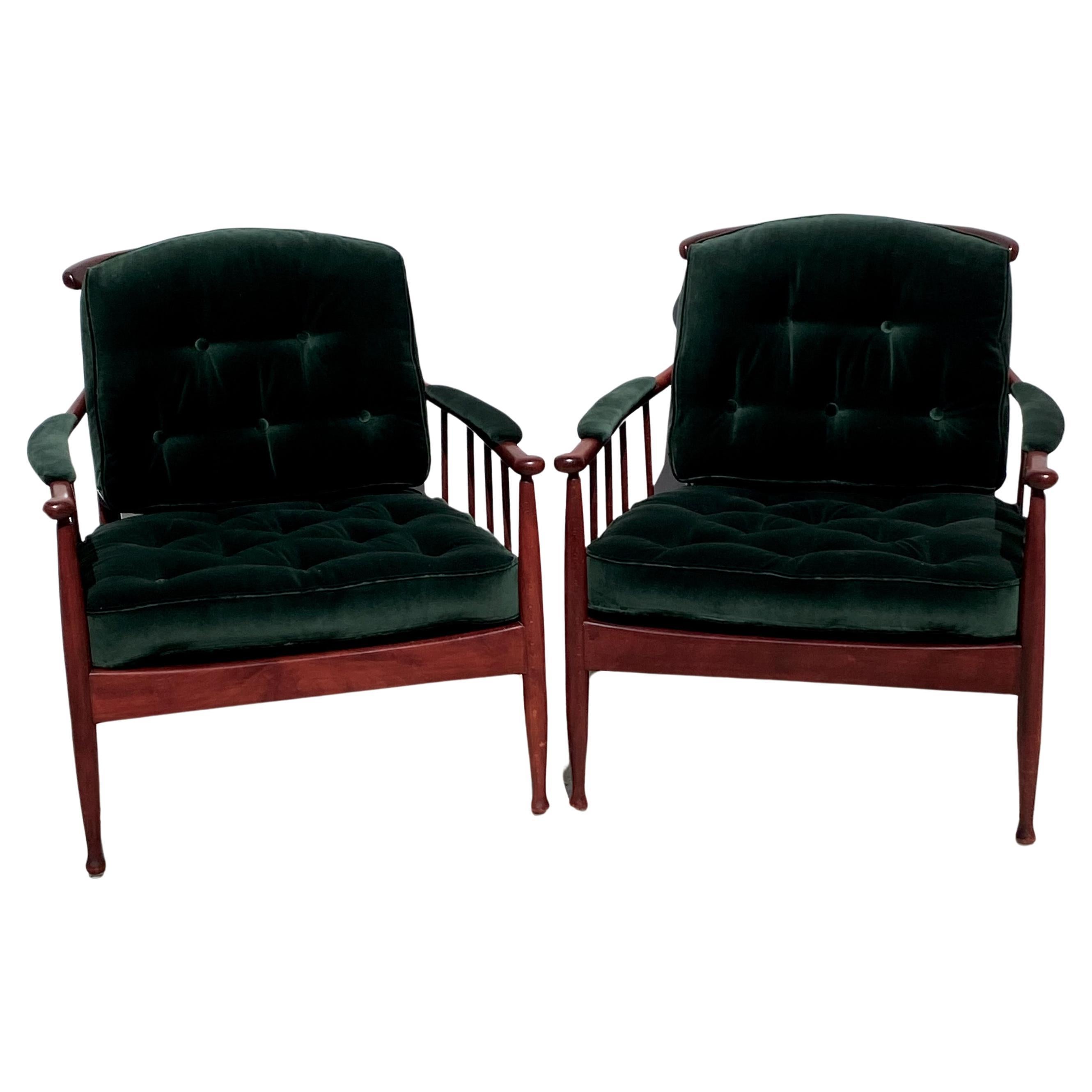 ”Skrindan” armchairs by Kerstin Hörlin Holmquist for OPE furniture Sweden