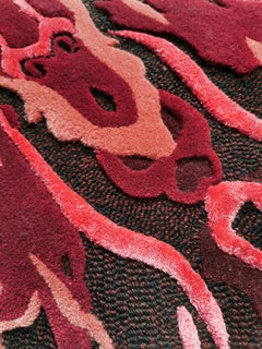 Skuld Red Rug by Volver Studios