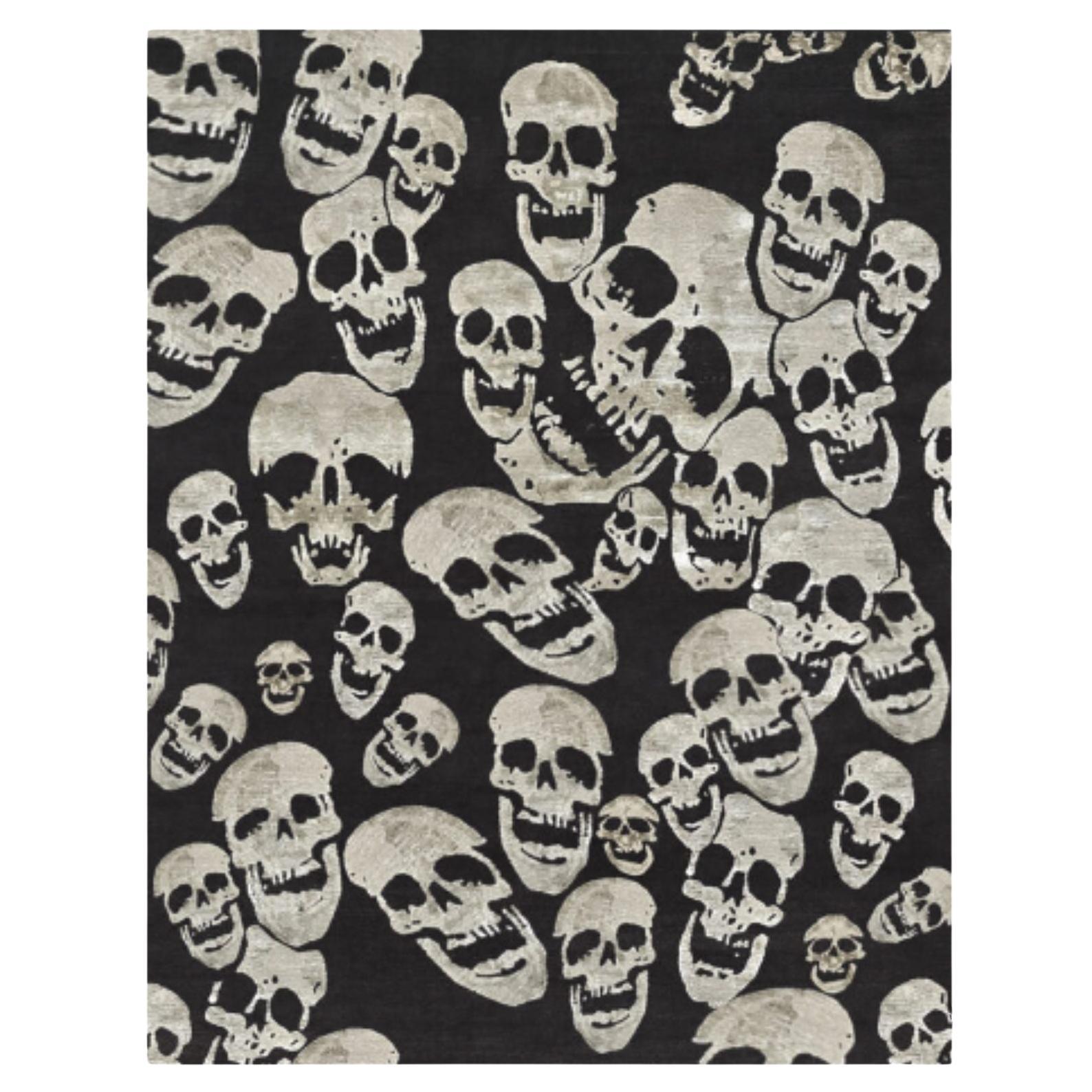 Skull & Bones 200 Rug by Illulian For Sale