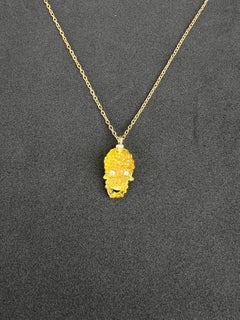 Skull pendant necklace.