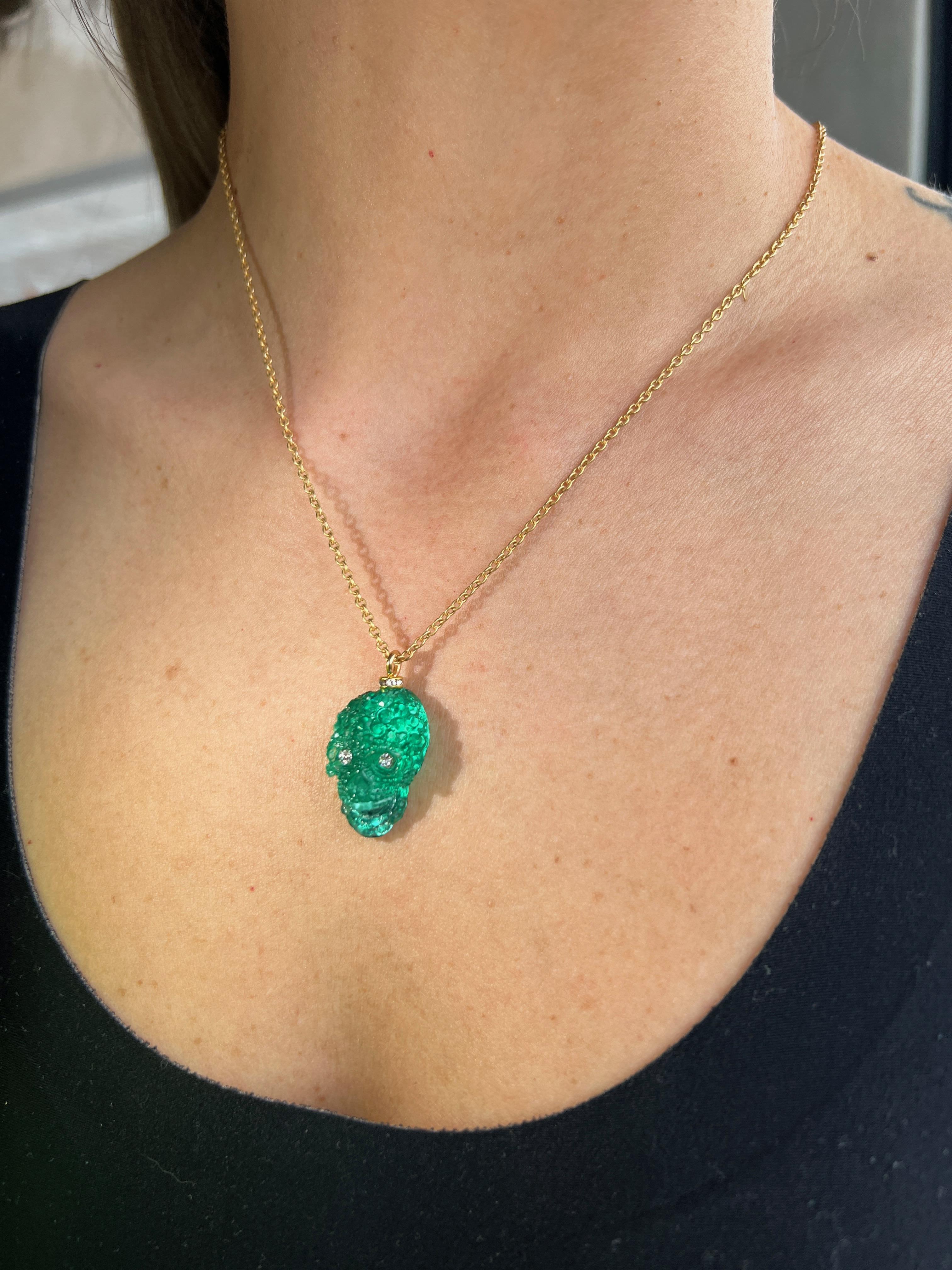 Collana con ciondolo a forma di teschio. In condizioni Nuovo in vendita a BOGOTÁ, CO