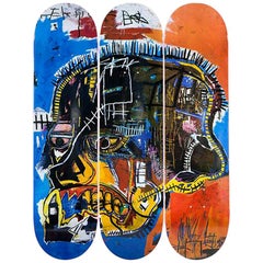 Skateboards tête de mort de Jean-Michel Basquiat