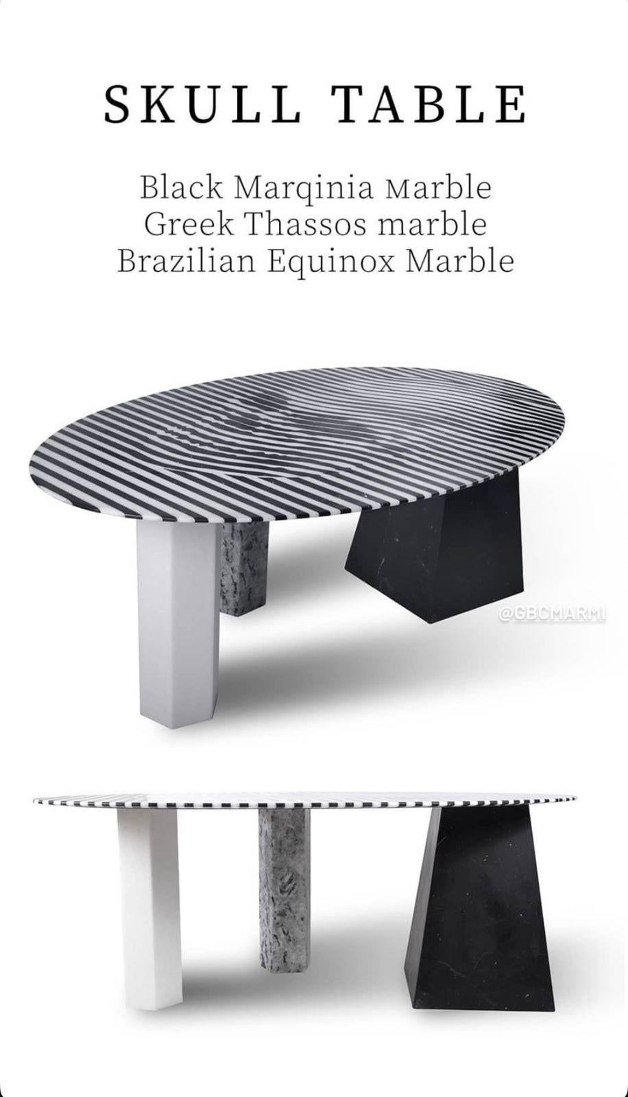 Italian Skull Table For Sale