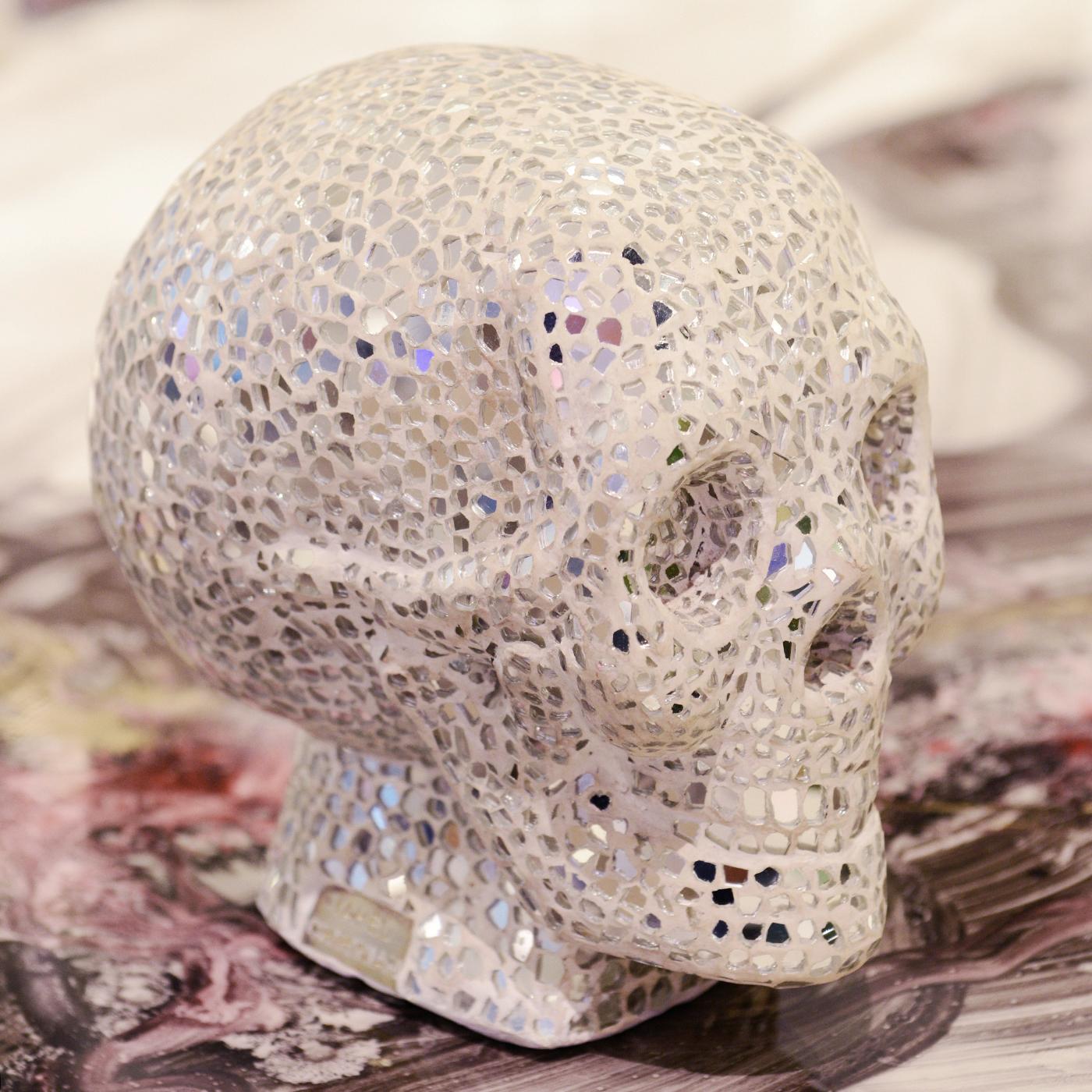 Hand-Crafted Skull Vanity Sadhu Medium Sculpture For Sale