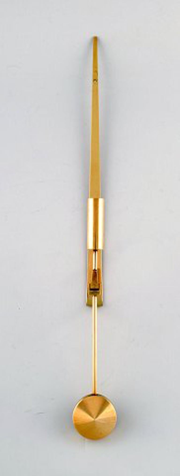 Scandinavian Modern Skultuna, Sweden, A Set of 12 Brass Candlesticks, Pierre Forsell