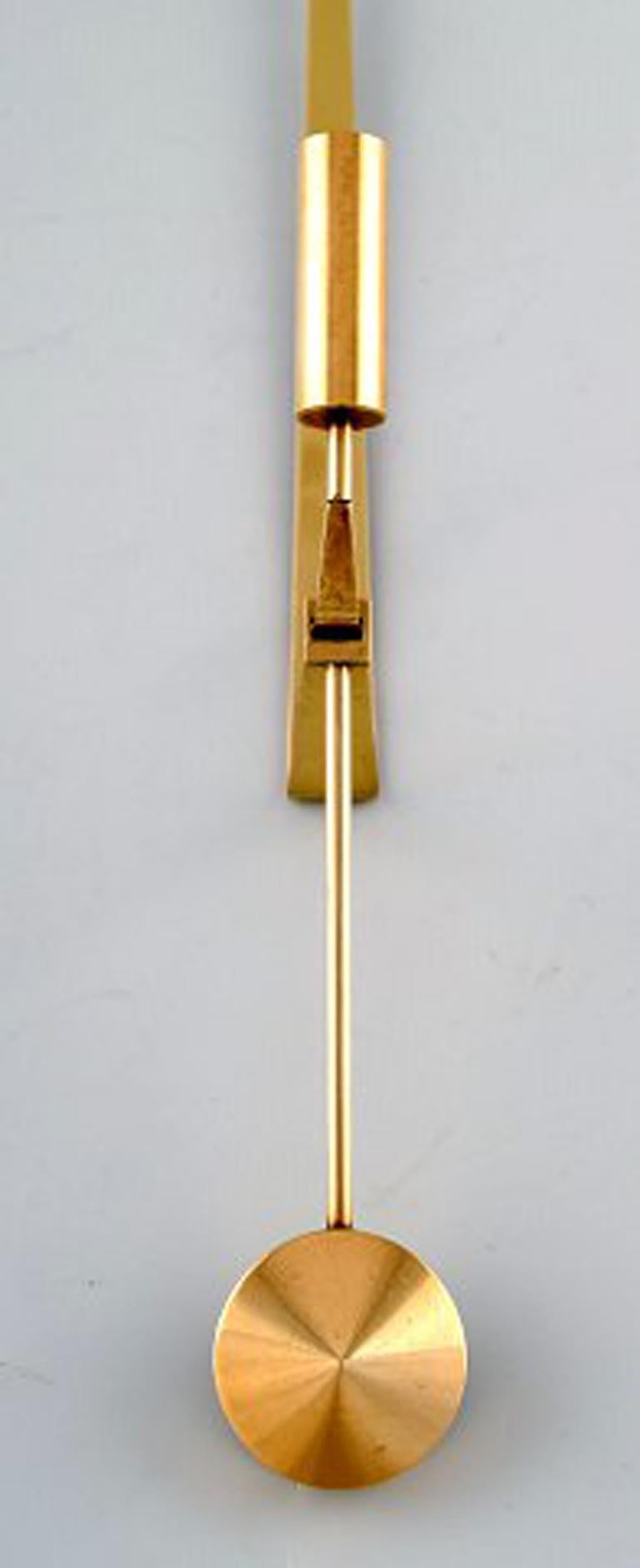 Swedish Skultuna, Sweden, A Set of 12 Brass Candlesticks, Pierre Forsell