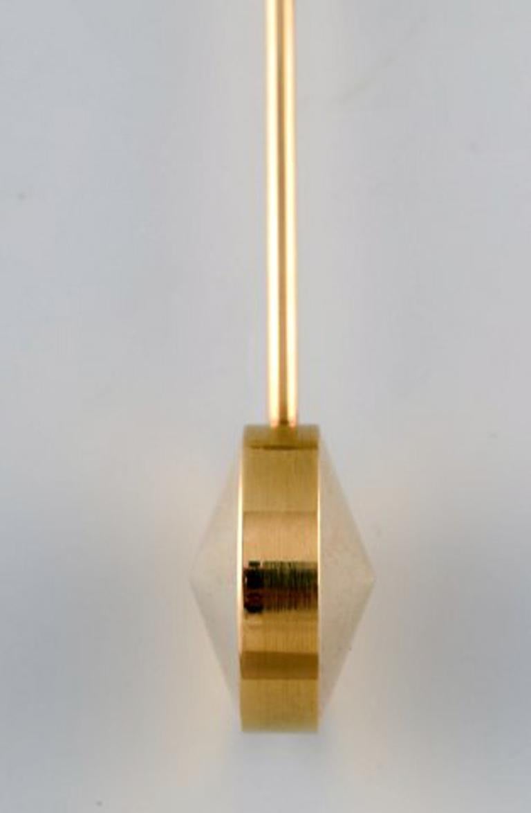 20th Century Skultuna, Sweden, A Set of 12 Brass Candlesticks, Pierre Forsell