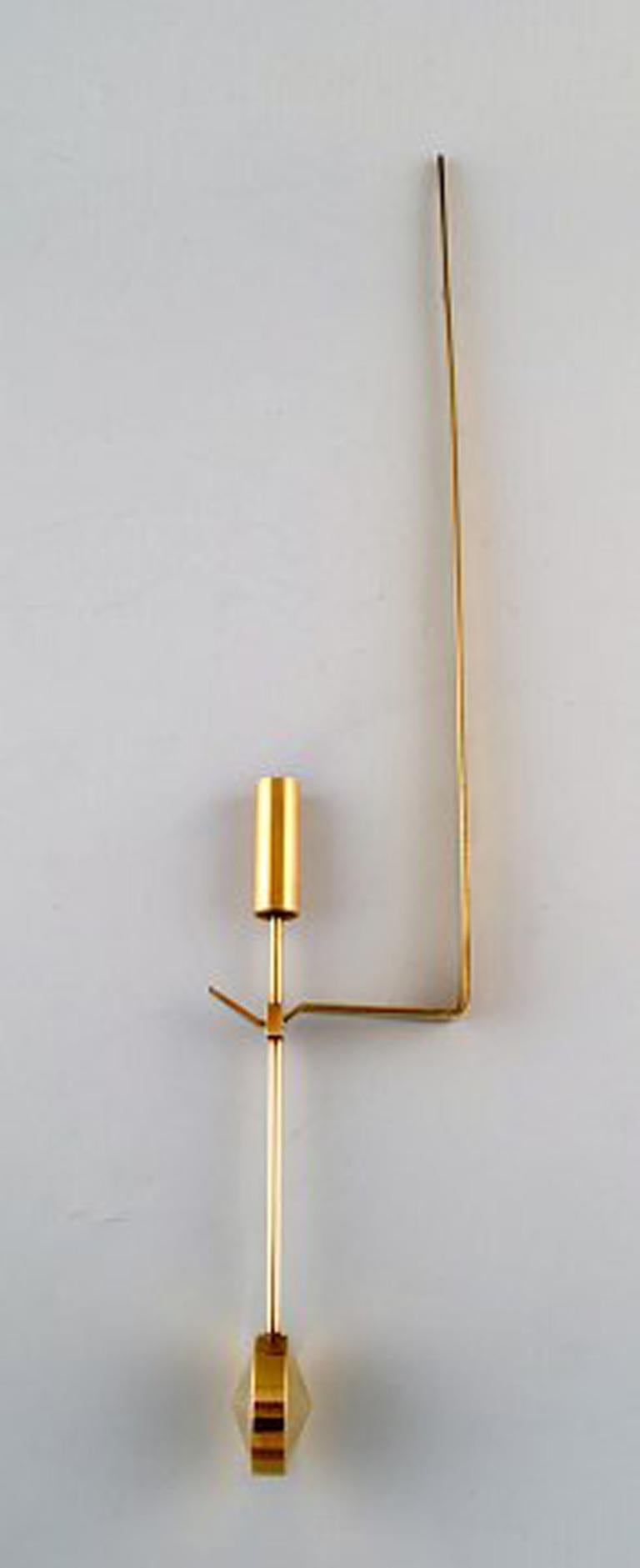 Skultuna, Sweden, A Set of 12 Brass Candlesticks, Pierre Forsell 1