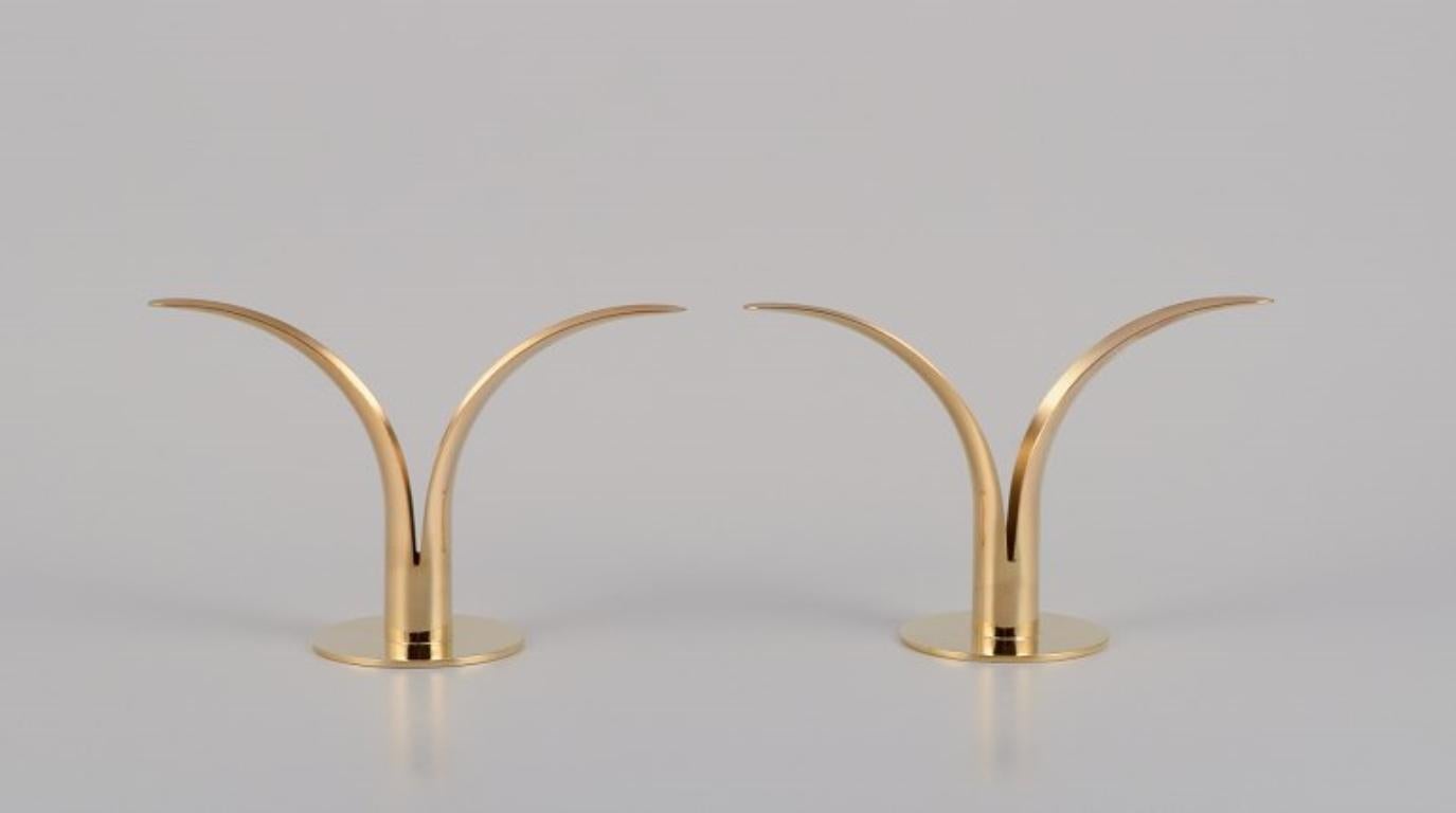 Scandinavian Modern Skultuna, Sweden. Pair of 