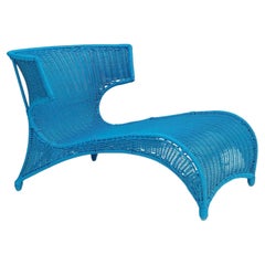 Sky Blue Low Longue Chair By Monika Mudler for IKEA, 2001