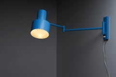 Sky Blue Skala Wall Lamp By Jo Hammerborg For Fog&Mørup, original box included