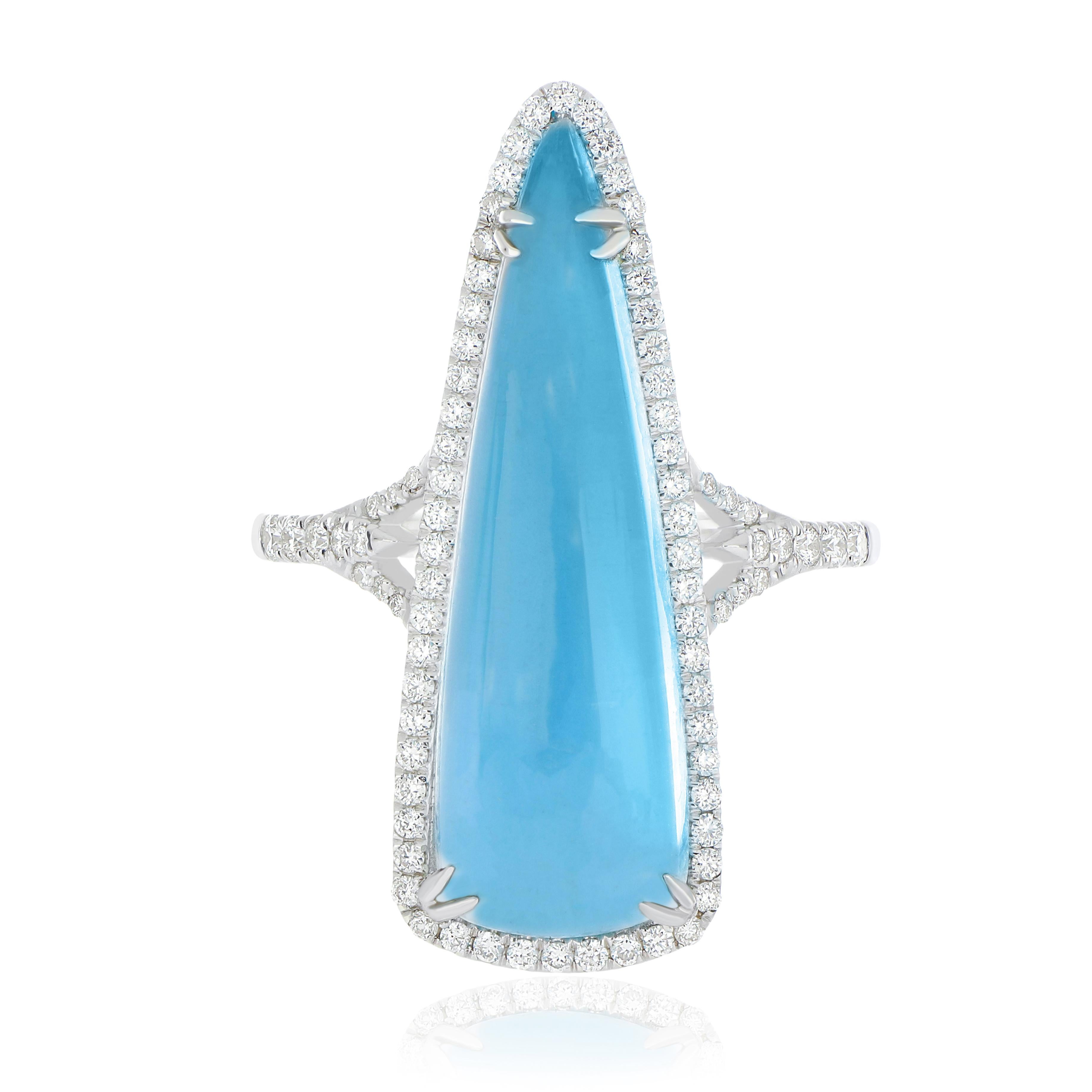 Women's Sky Blue Topaz, Tanzanite & Diamond Ring, Earring & Pendant Set in 14K Gold For Sale