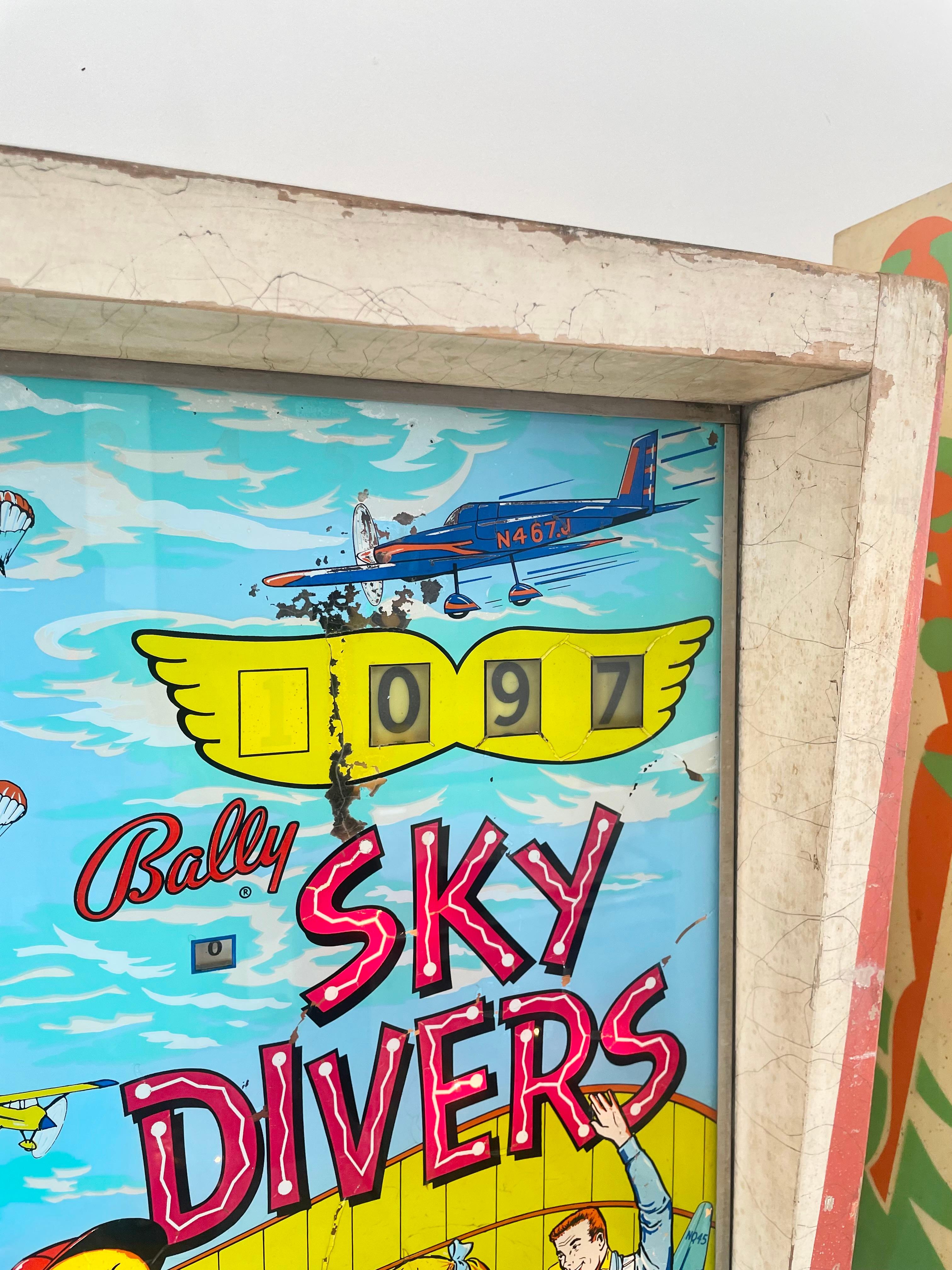 Sky Divers Pinball Arcade Game, 1964 USA For Sale 5