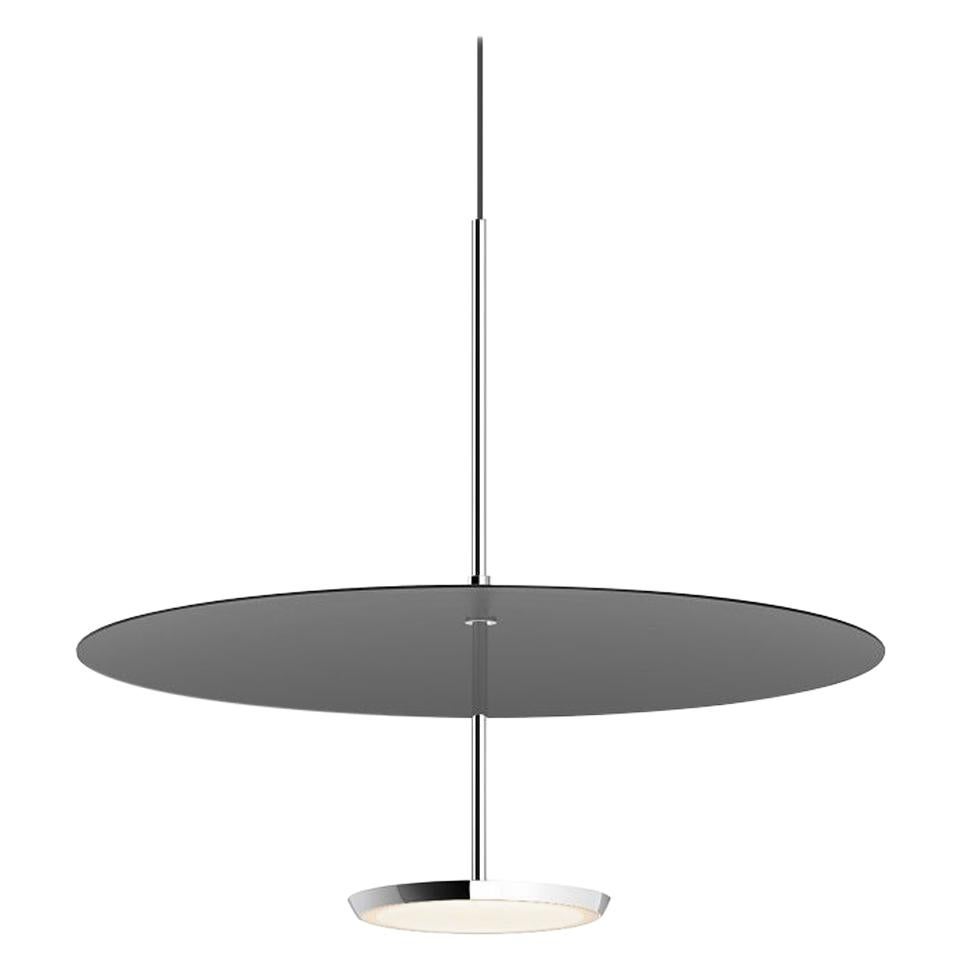 Sky Dome Metal 18 Pendant in Matt Black by Pablo Designs For Sale