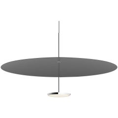 Lampe à suspension Sky Dome Metal 32 en métal noir mat par Pablo Designs