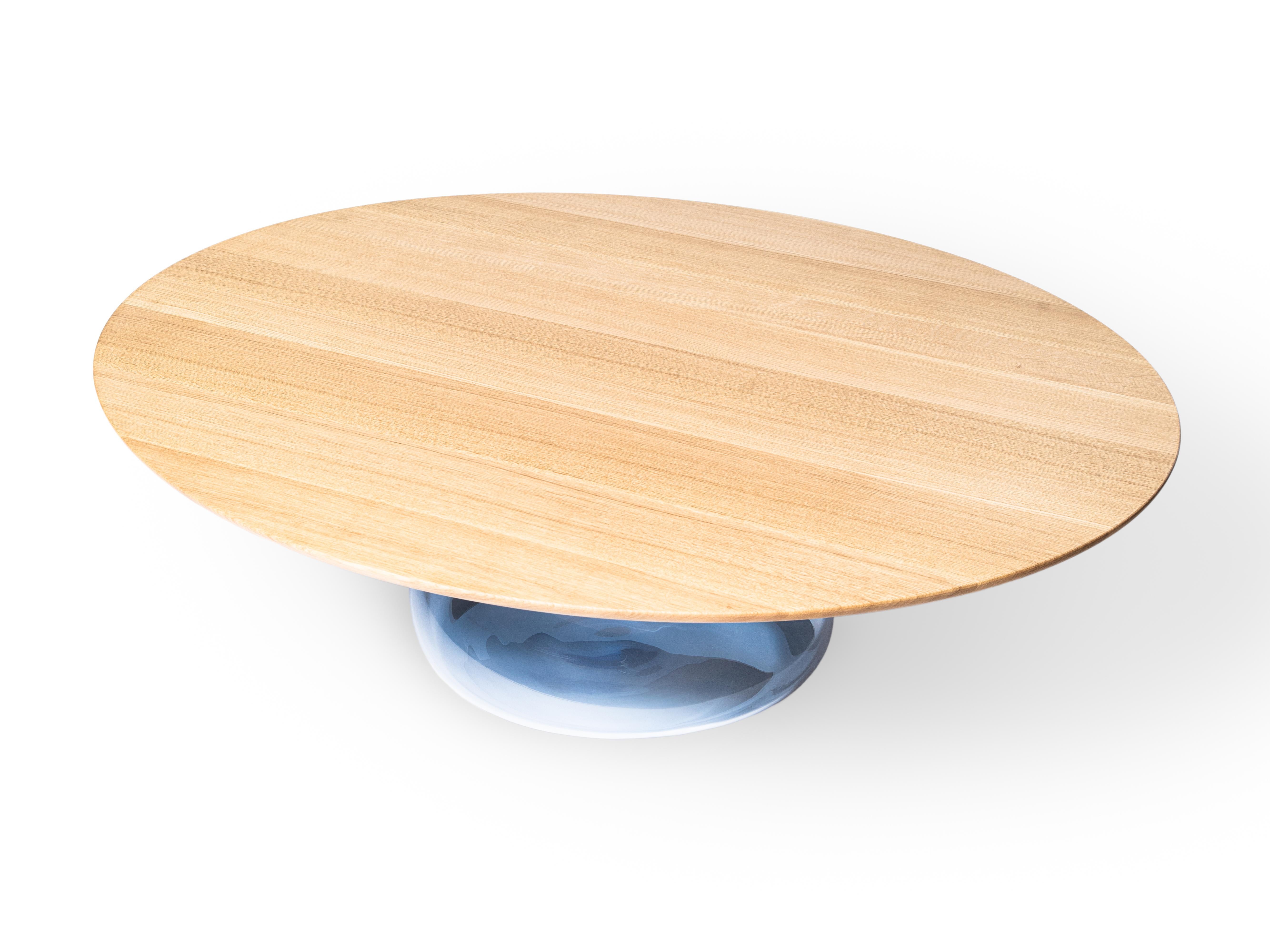 Modern 'Sky Eclipse III', Contemporary Center Coffee Table in Bigger Size For Sale