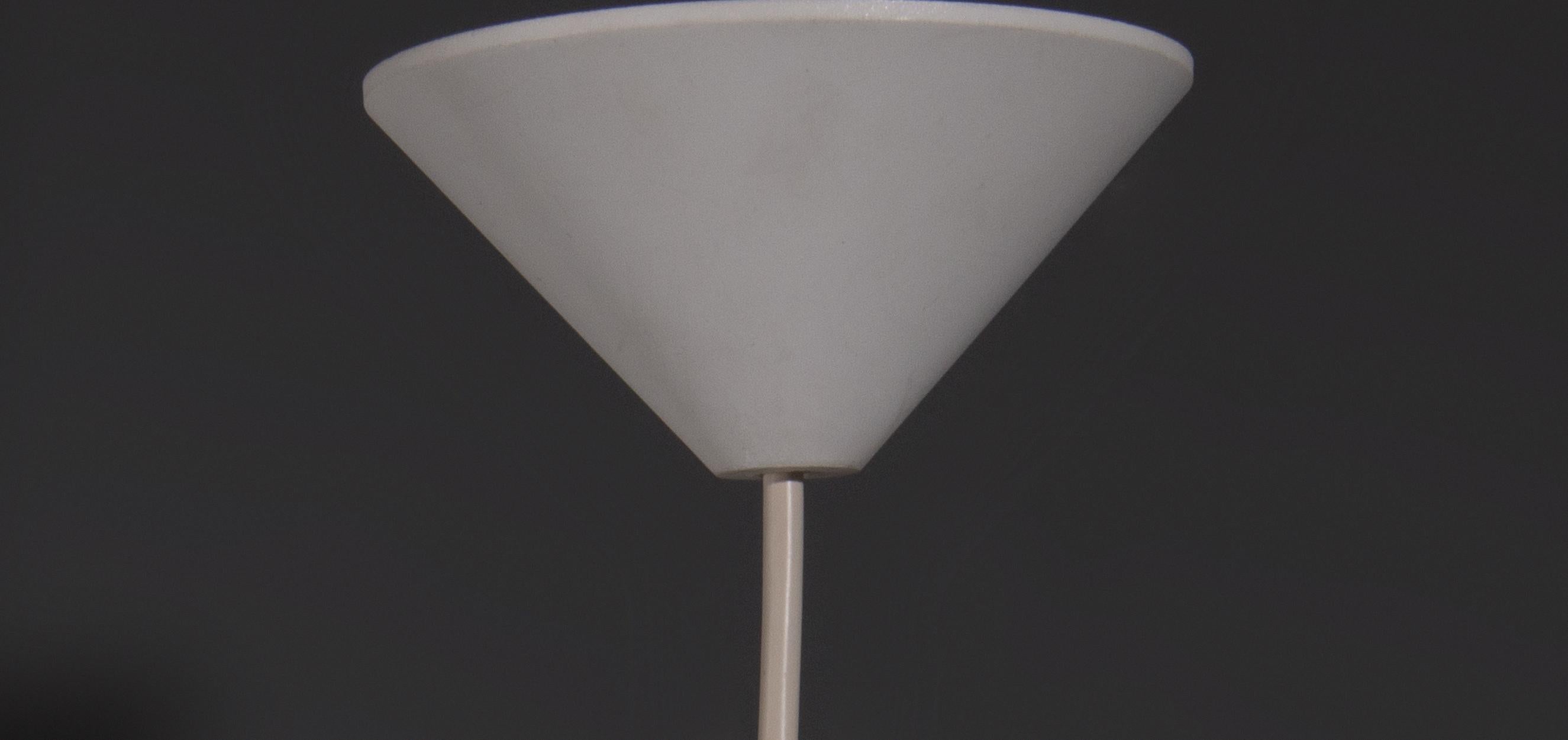 Sky Flyer Pendant by Yki Nummi Made of White Acrylic, Designed in 1959 Finland 1