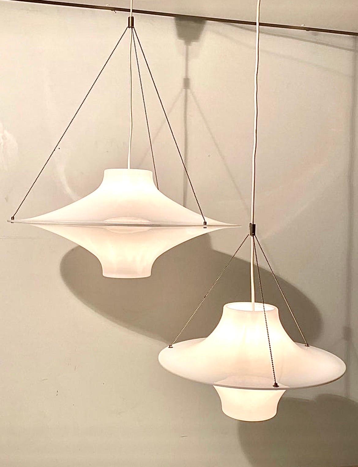 Finnish Sky Flyer Pendant Lamp by Yki Nummi