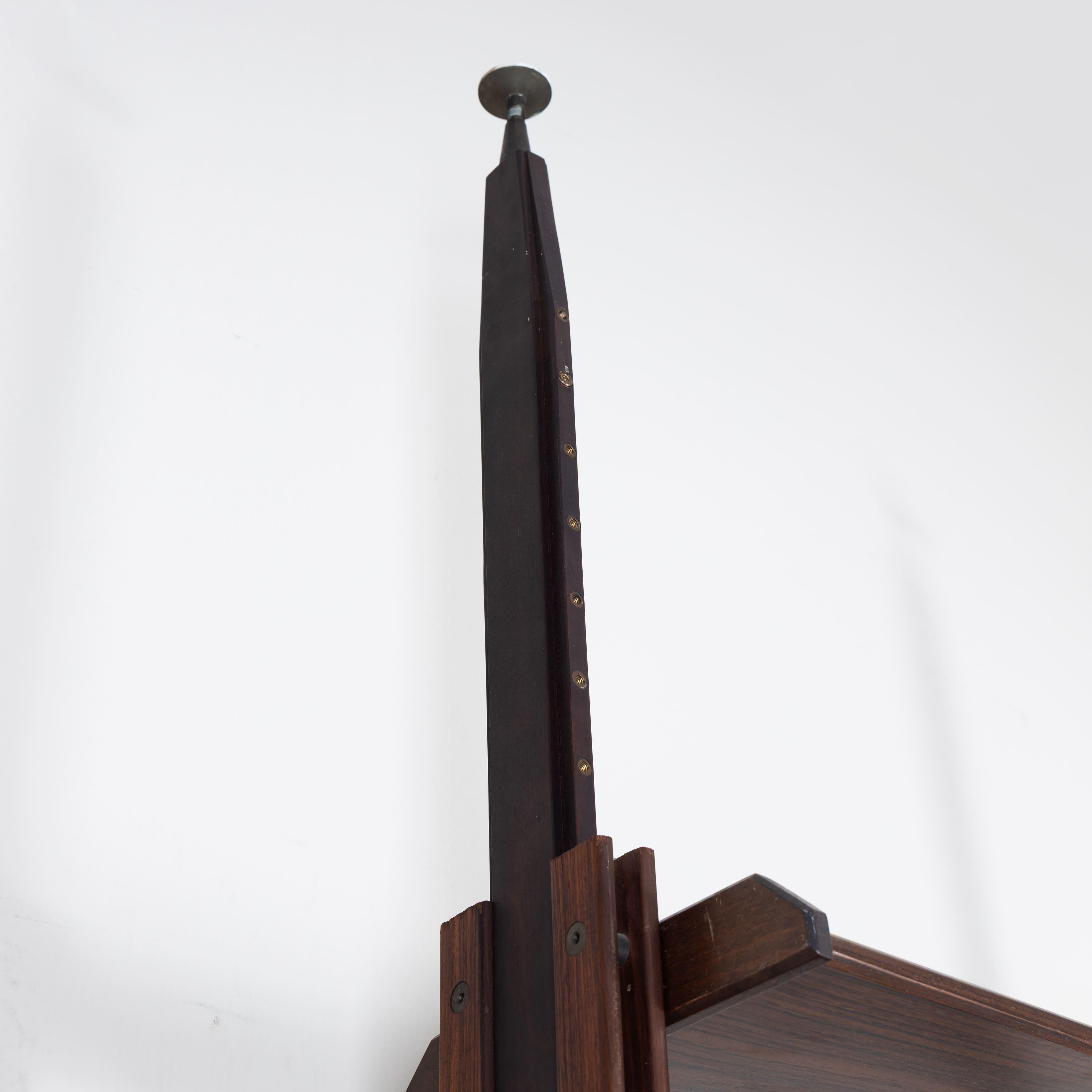 Legno libreria cielo-terra, Manifattura Italiana, circa 1960 in vendita