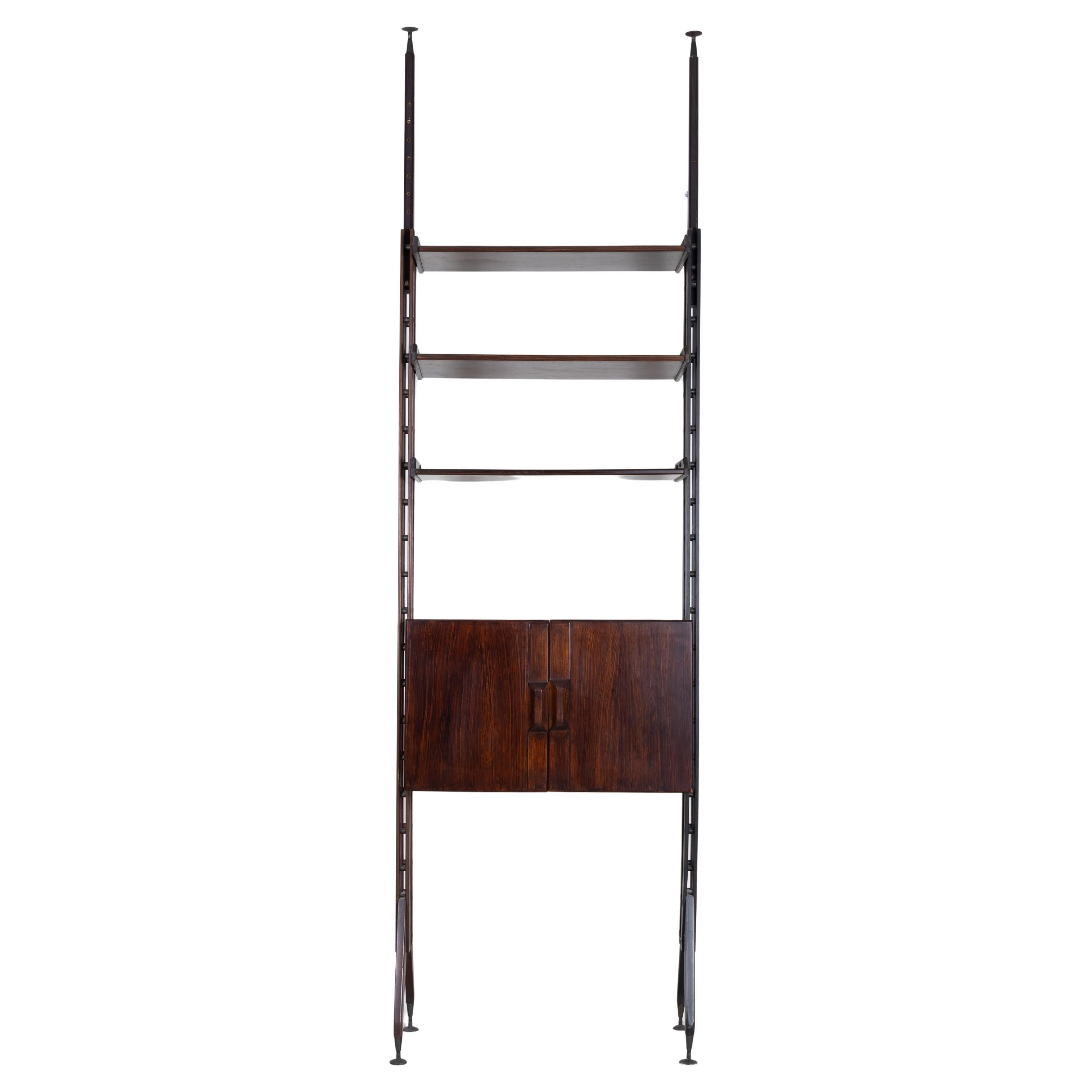 sky-ground bookcase, Manifattura Italiana, circa 1960