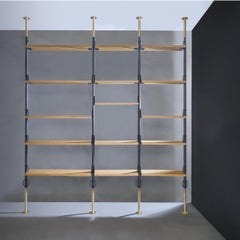 Sky-Land Bookcase, 'Puntello Modulare' Modular and Adaptable Bookcase