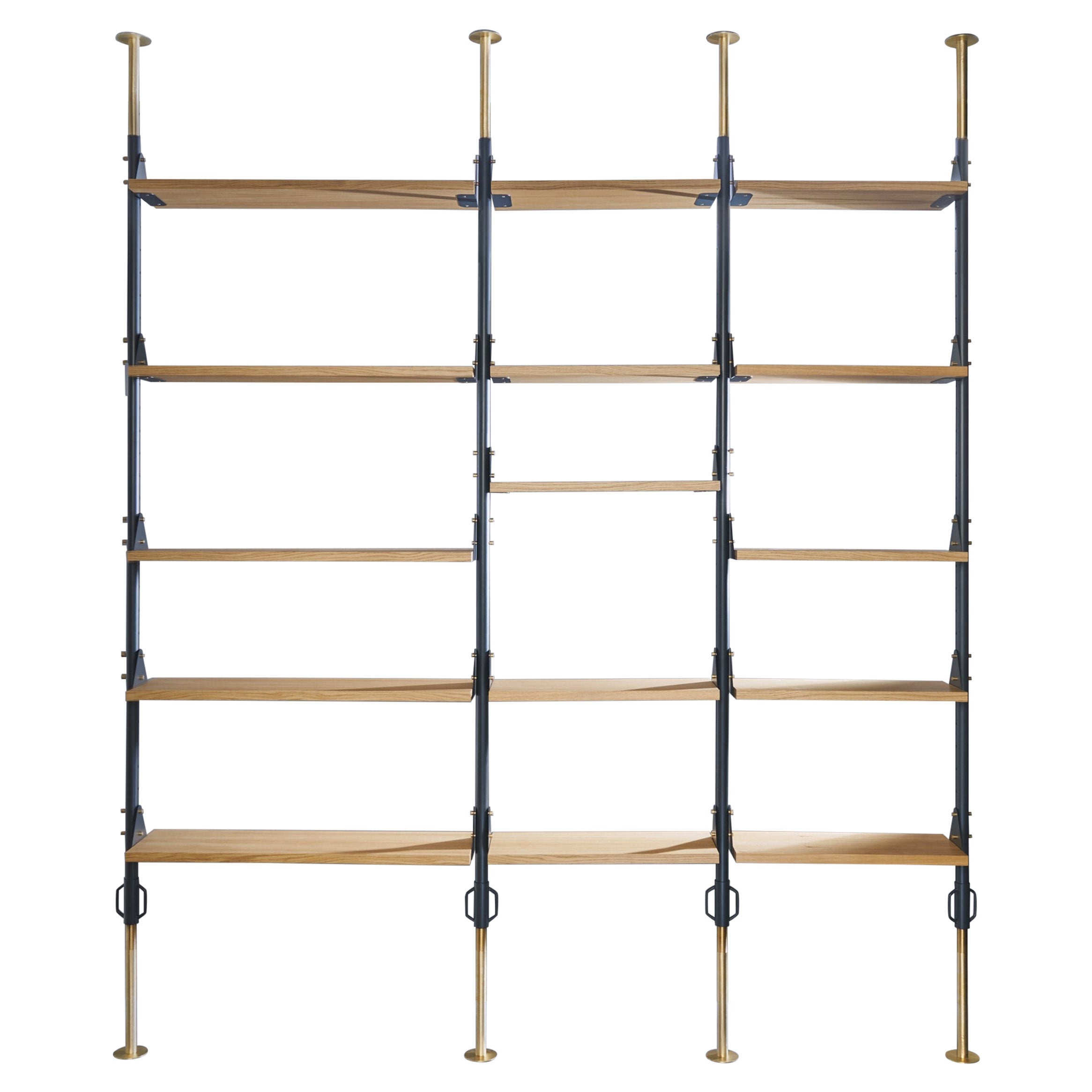 Sky-Land Bookcase, 'Puntello Modulare' Modular and Adaptable Bookcase